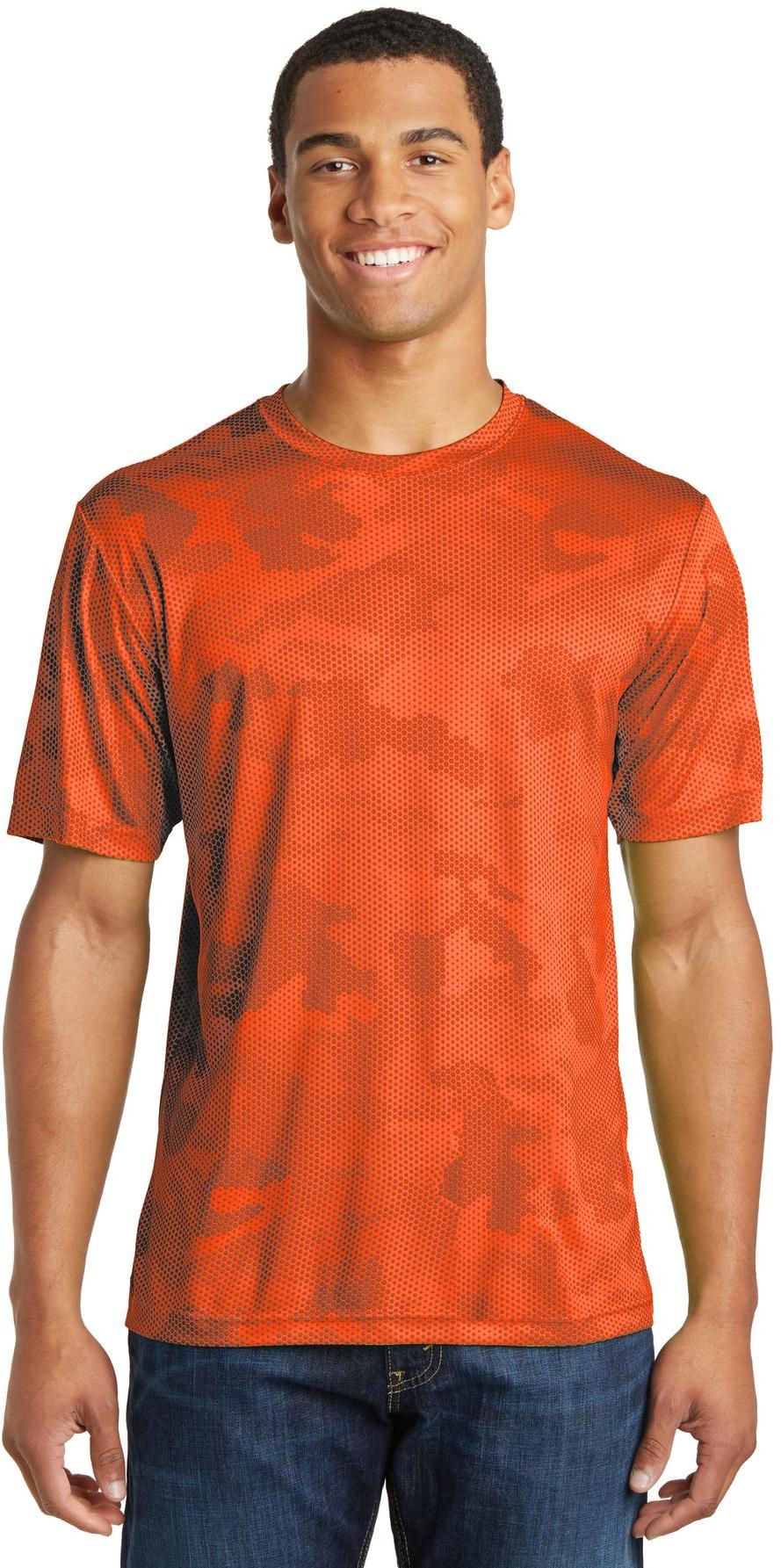 Sport-Tek ® CamoHex Tee ST370 Mens Sizes XS-4XL