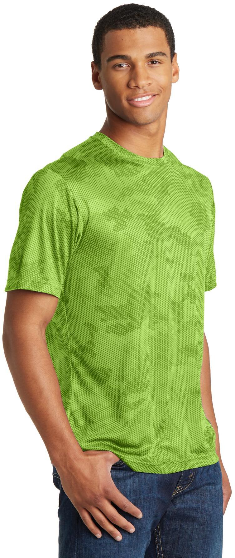 Sport-Tek ® CamoHex Tee ST370 Mens Sizes XS-4XL