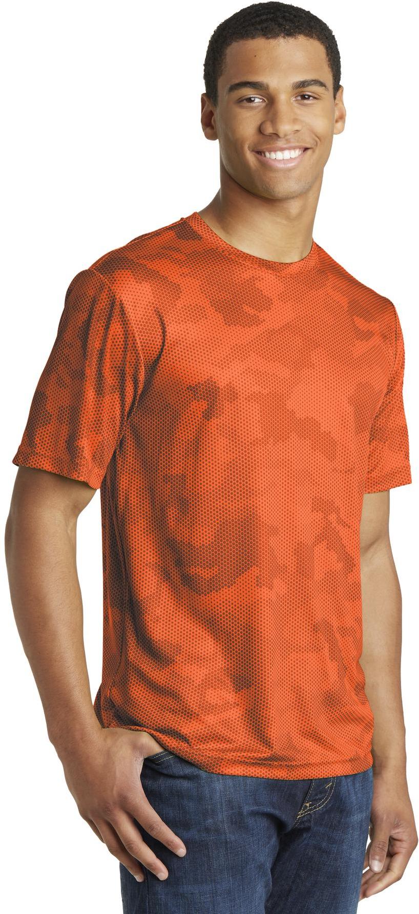 Sport-Tek ® CamoHex Tee ST370 Mens Sizes XS-4XL