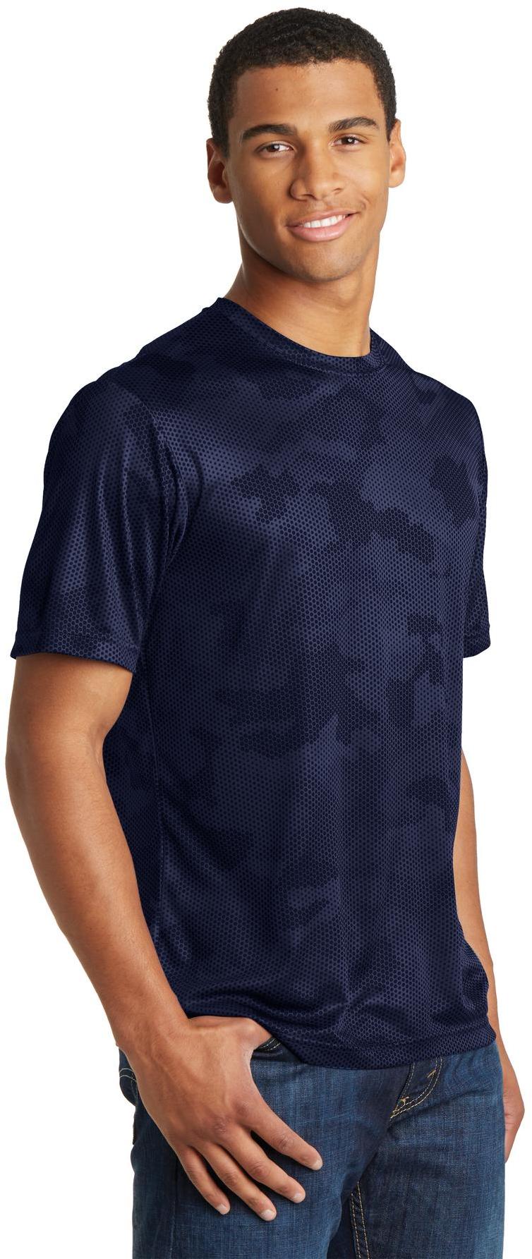 Sport-Tek ® CamoHex Tee ST370 Mens Sizes XS-4XL