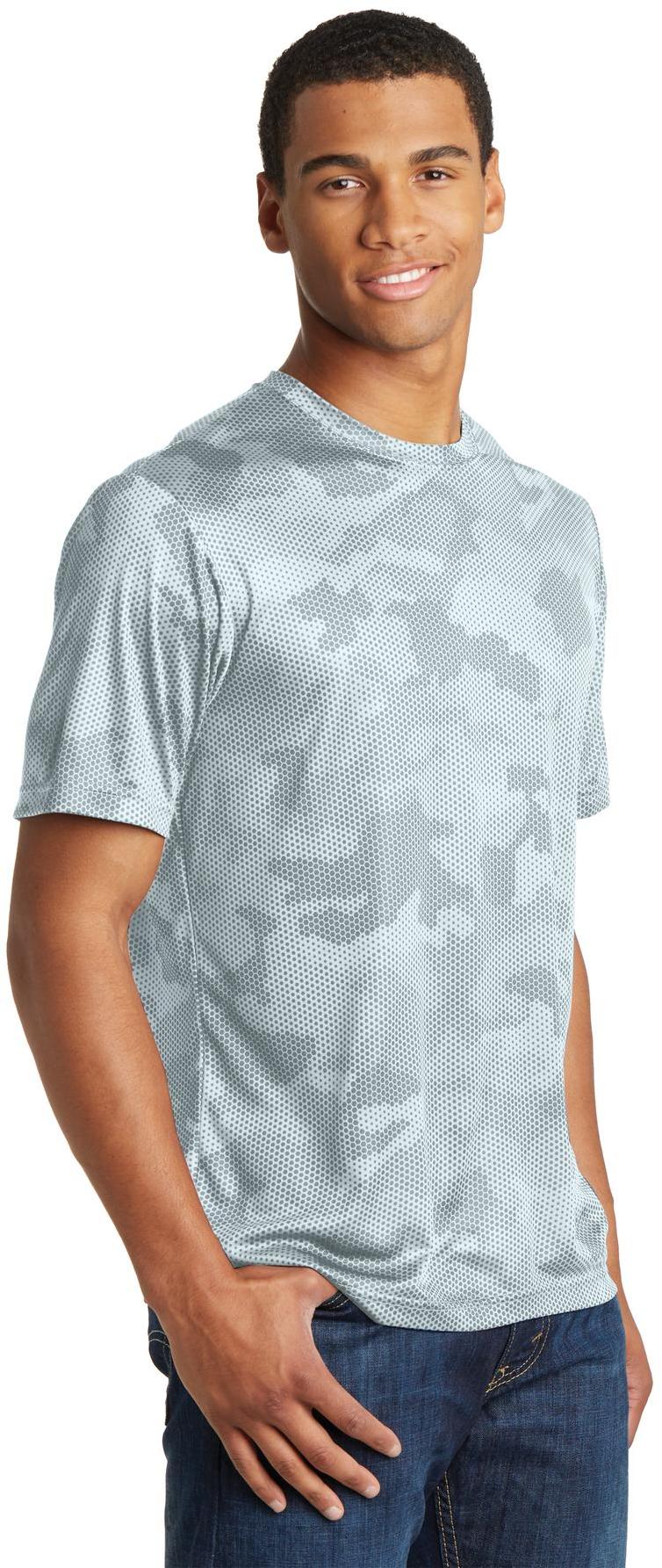 Sport-Tek ® CamoHex Tee ST370 Mens Sizes XS-4XL