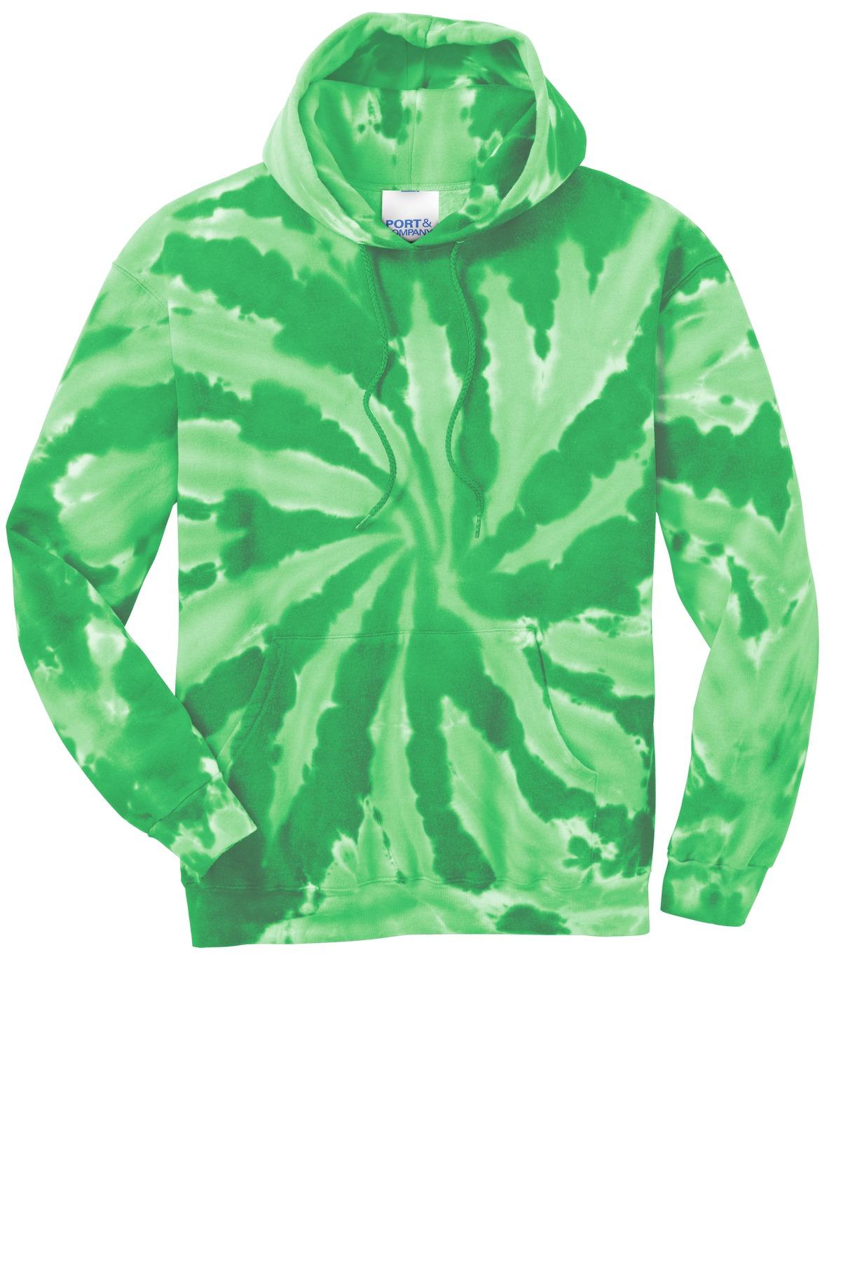 Port & Company ® Tie-Dye Pullover Hooded Sweatshirt PC146 Mens Sizes S-4XL - Picture 12 of 55