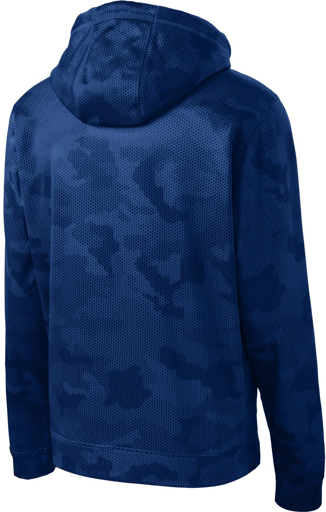 Sport-Tek ® Sport-Wick ® CamoHex Fleece Hooded Pullover ST240 Mens Sizes XS-4XL