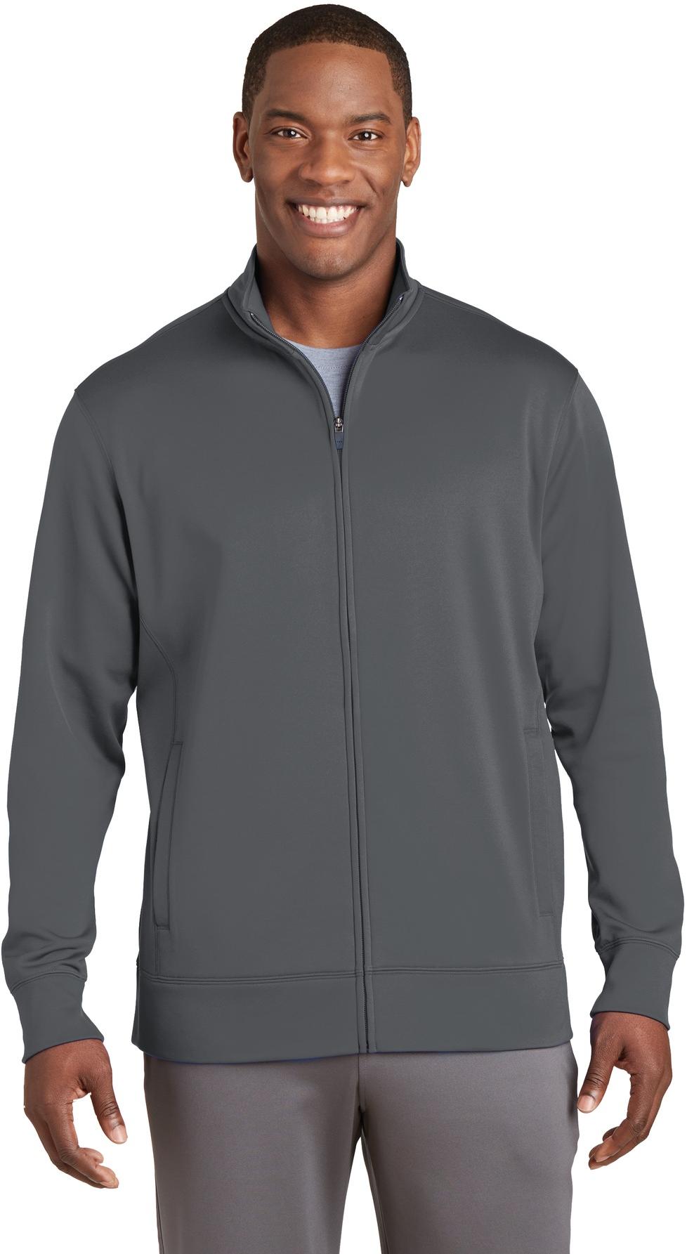 Sport-Tek ® Sport-Wick ® Fleece Full-Zip Jacket ST241 Mens Sizes XS-4XL - Picture 8 of 47