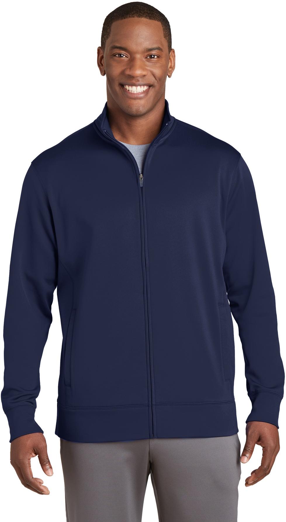 Sport-Tek ® Sport-Wick ® Fleece Full-Zip Jacket ST241 Mens Sizes XS-4XL - Picture 25 of 47