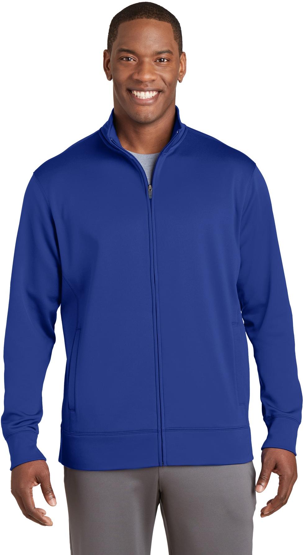 Sport-Tek ® Sport-Wick ® Fleece Full-Zip Jacket ST241 Mens Sizes XS-4XL - Picture 36 of 47