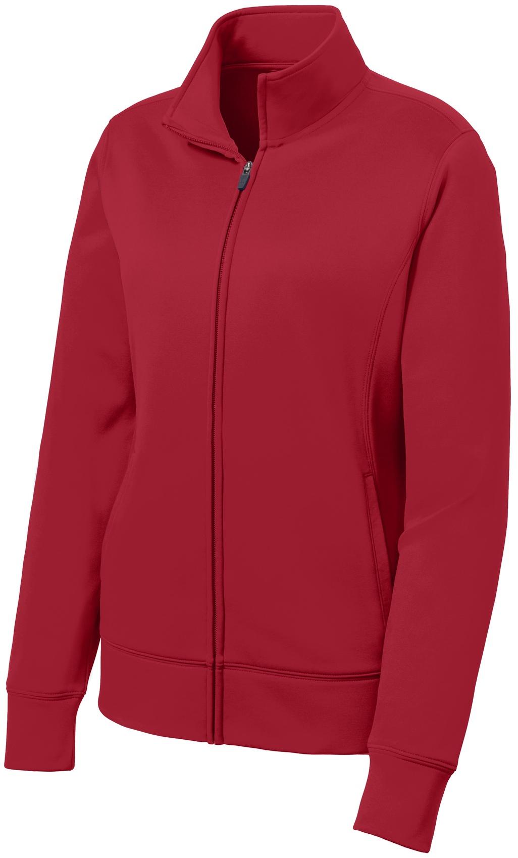 Sport-Tek ® Ladies Sport-Wick ® Fleece Full-Zip Jacket LST241 Ladies XS-4XL - Picture 15 of 41