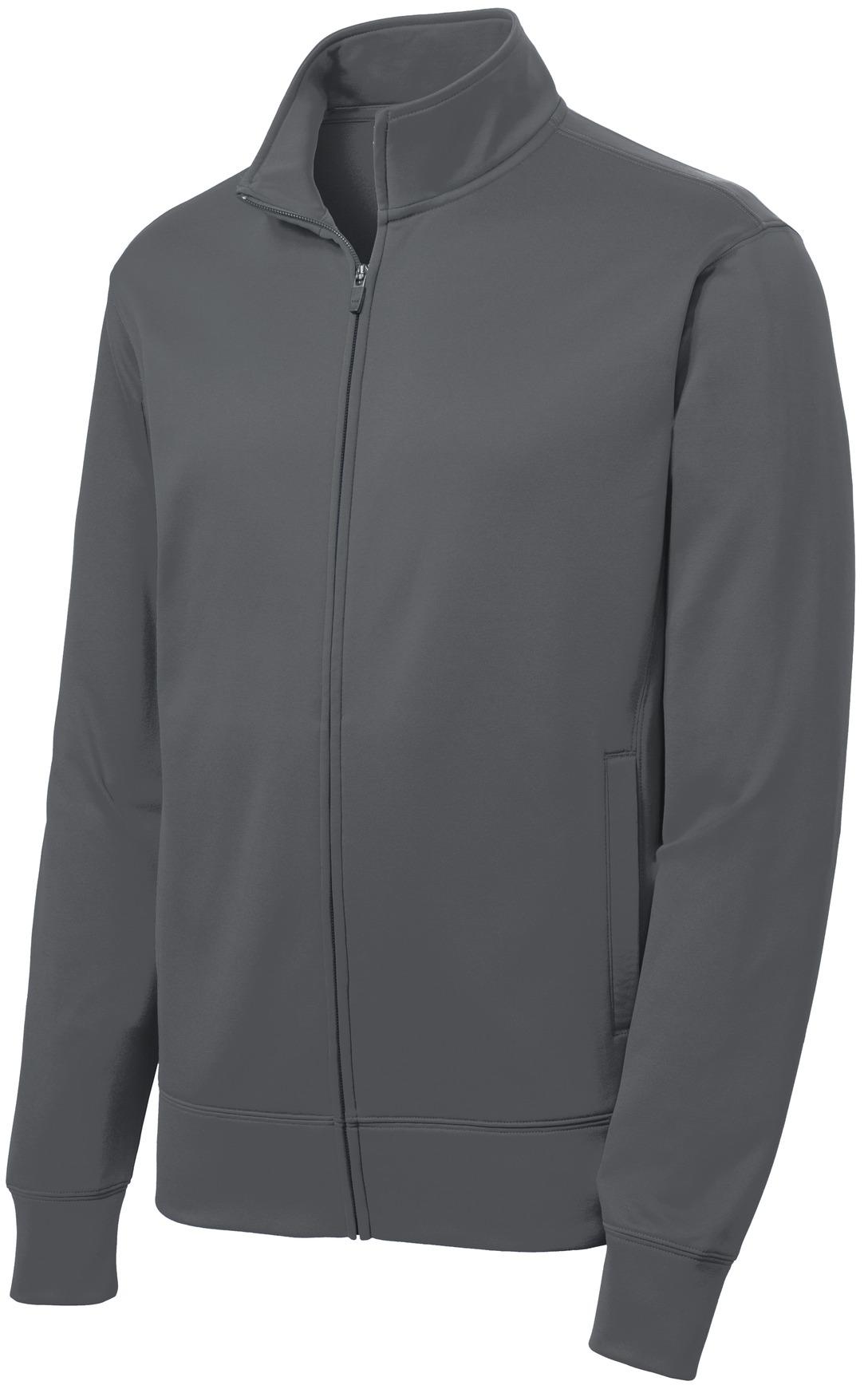 Sport-Tek ® Sport-Wick ® Fleece Full-Zip Jacket ST241 Mens Sizes XS-4XL - Picture 12 of 47