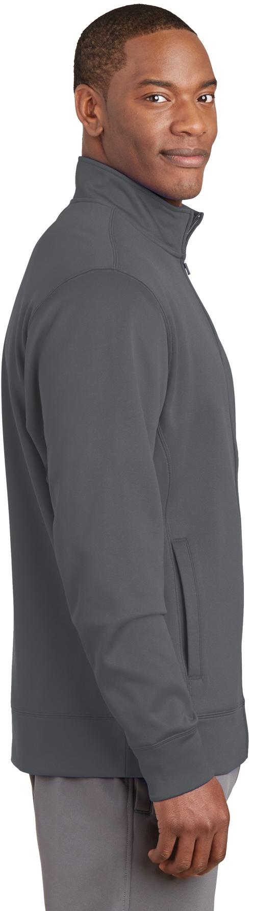 Sport-Tek ® Sport-Wick ® Fleece Full-Zip Jacket ST241 Mens Sizes XS-4XL - Picture 10 of 47
