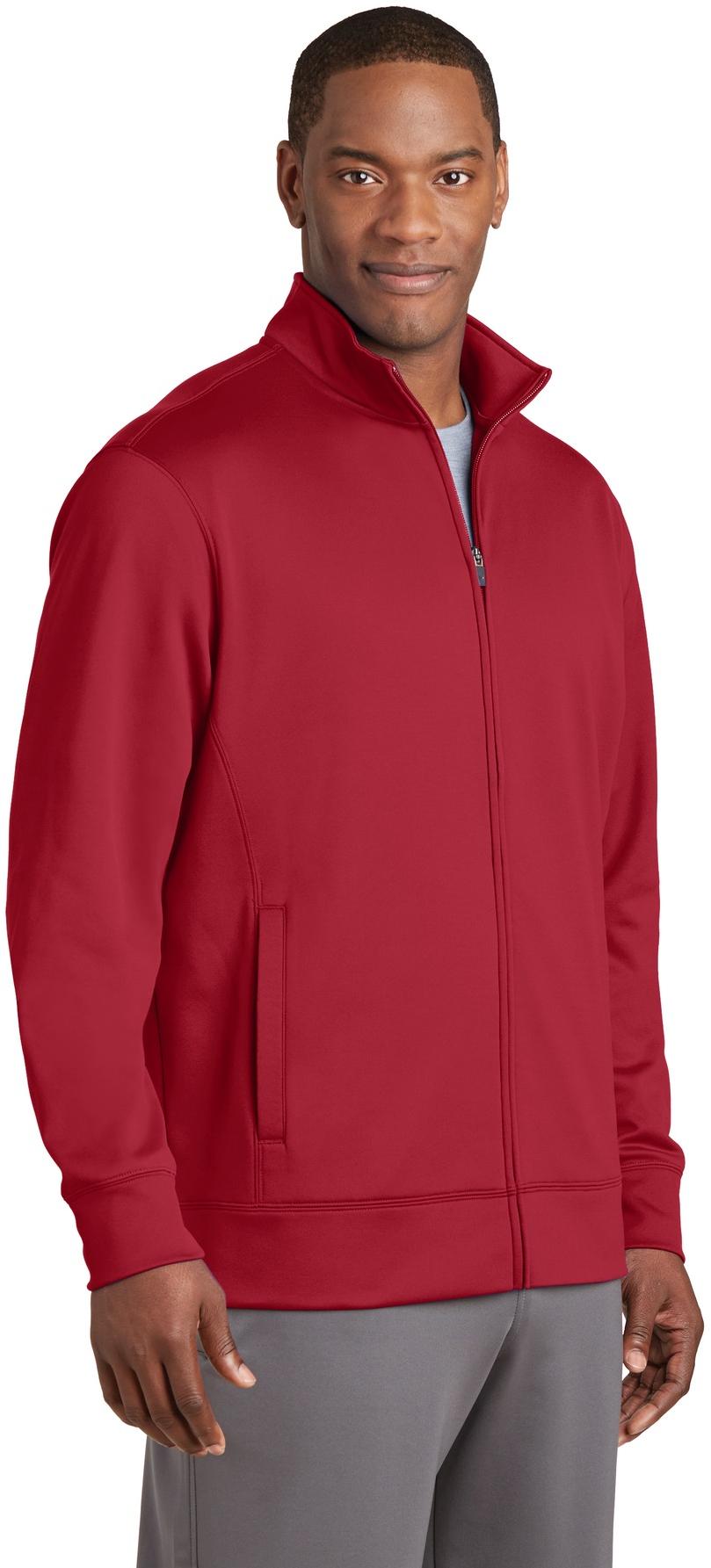 Sport-Tek ® Sport-Wick ® Fleece Full-Zip Jacket ST241 Mens Sizes XS-4XL - Picture 15 of 47