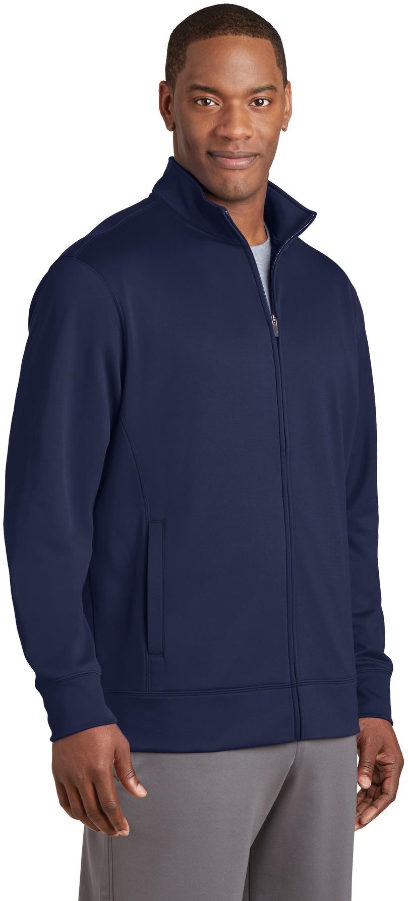 Sport-Tek ® Sport-Wick ® Fleece Full-Zip Jacket ST241 Mens Sizes XS-4XL - Picture 26 of 47