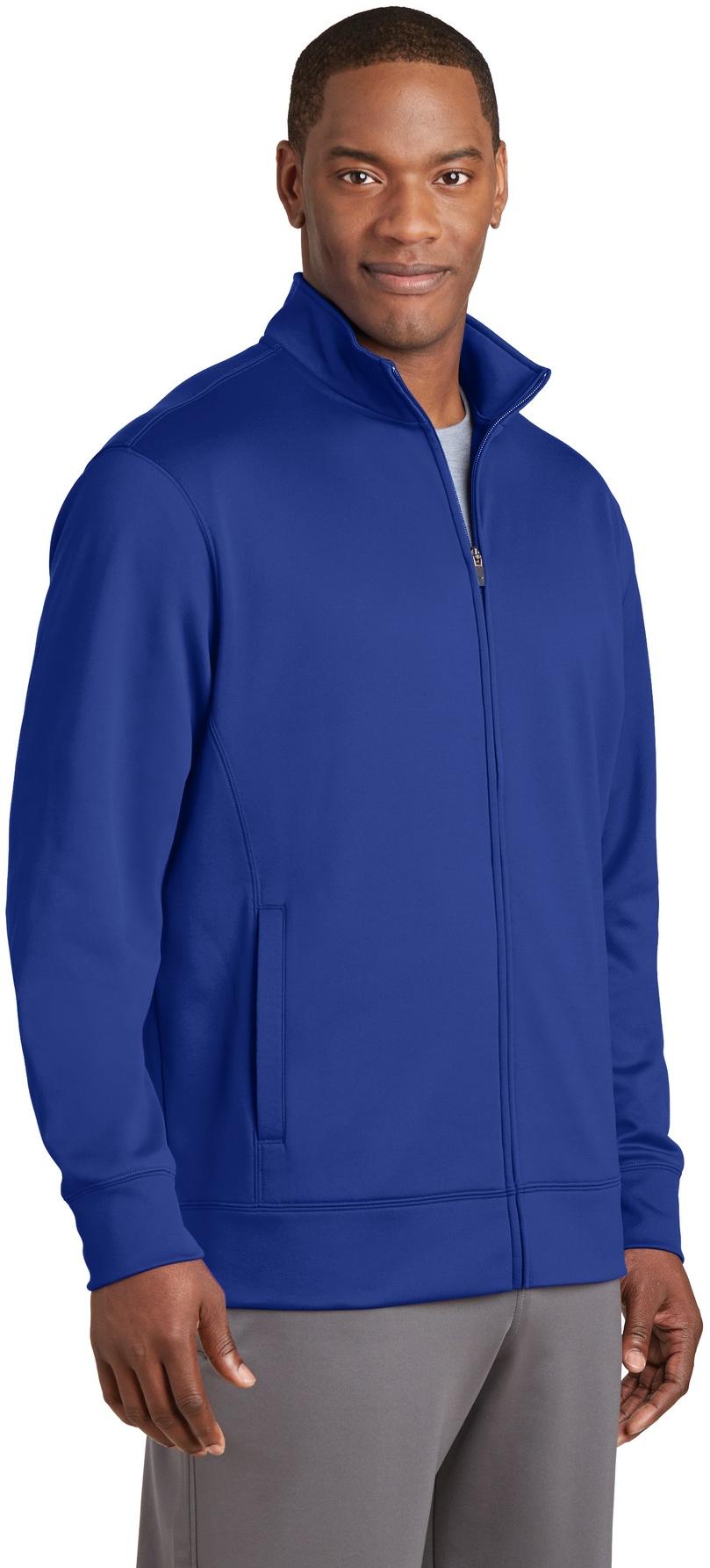 Sport-Tek ® Sport-Wick ® Fleece Full-Zip Jacket ST241 Mens Sizes XS-4XL - Picture 37 of 47