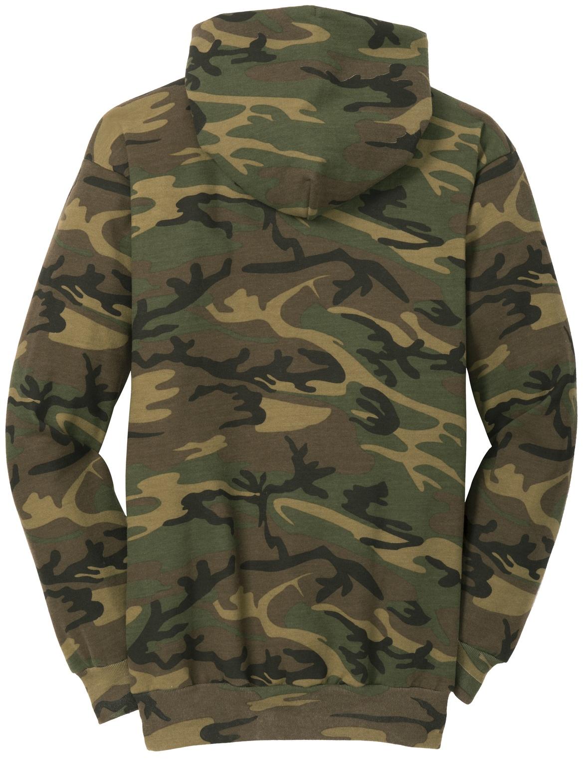 Port & Company ® Core Fleece Camo Pullover Hooded Sweatshirt PC78HC Sizes S-4XL