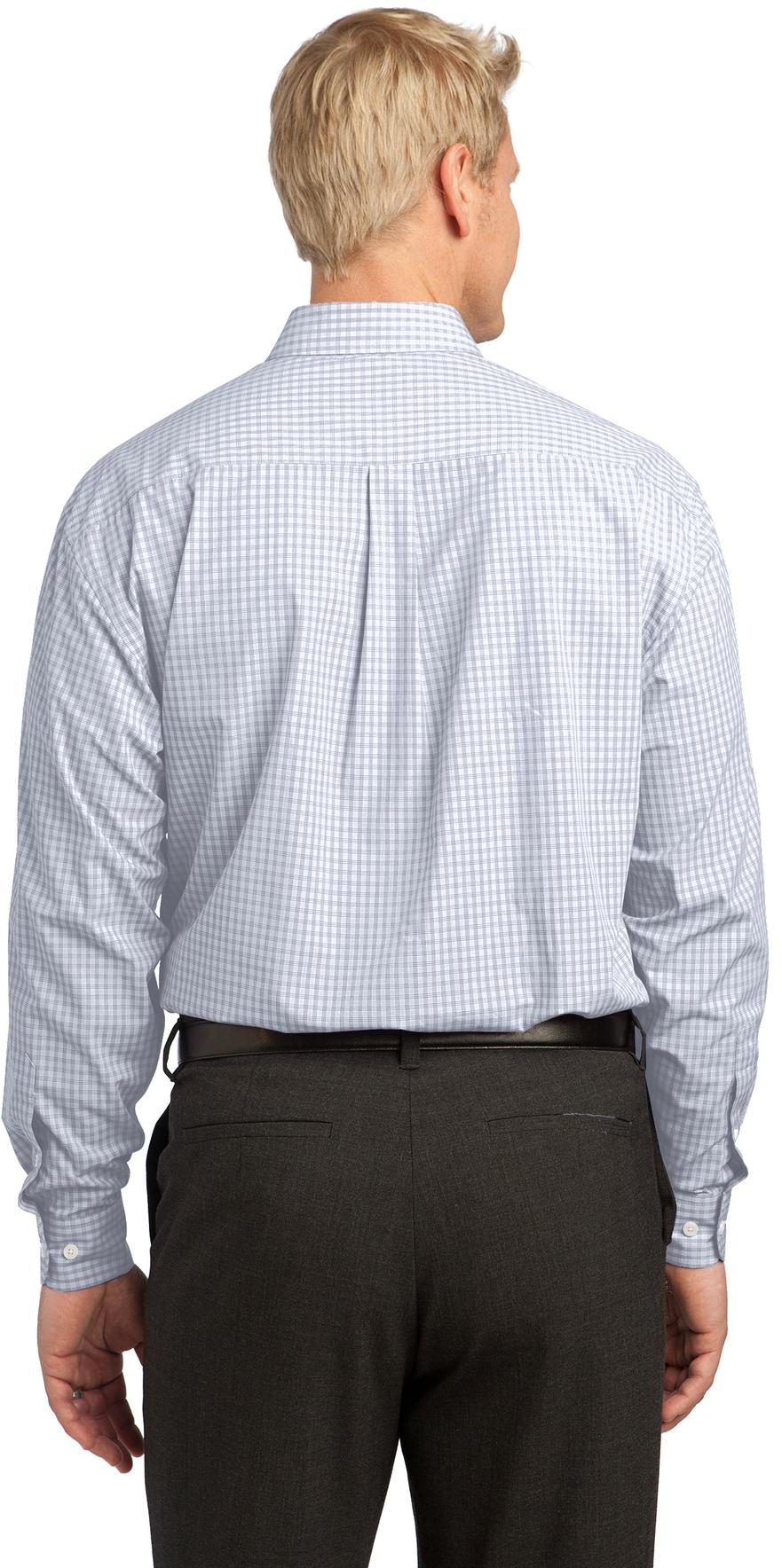 Camisa Port Authority ® patrón a cuadros fácil cuidado S639 para hombre tallas XS-4XL - Imagen 17 de 19