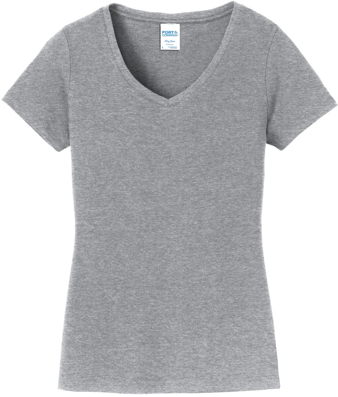 Port & Company ® Ladies Fan Favorite V-Neck Tee LPC450V Ladies Sizes XS-4XL