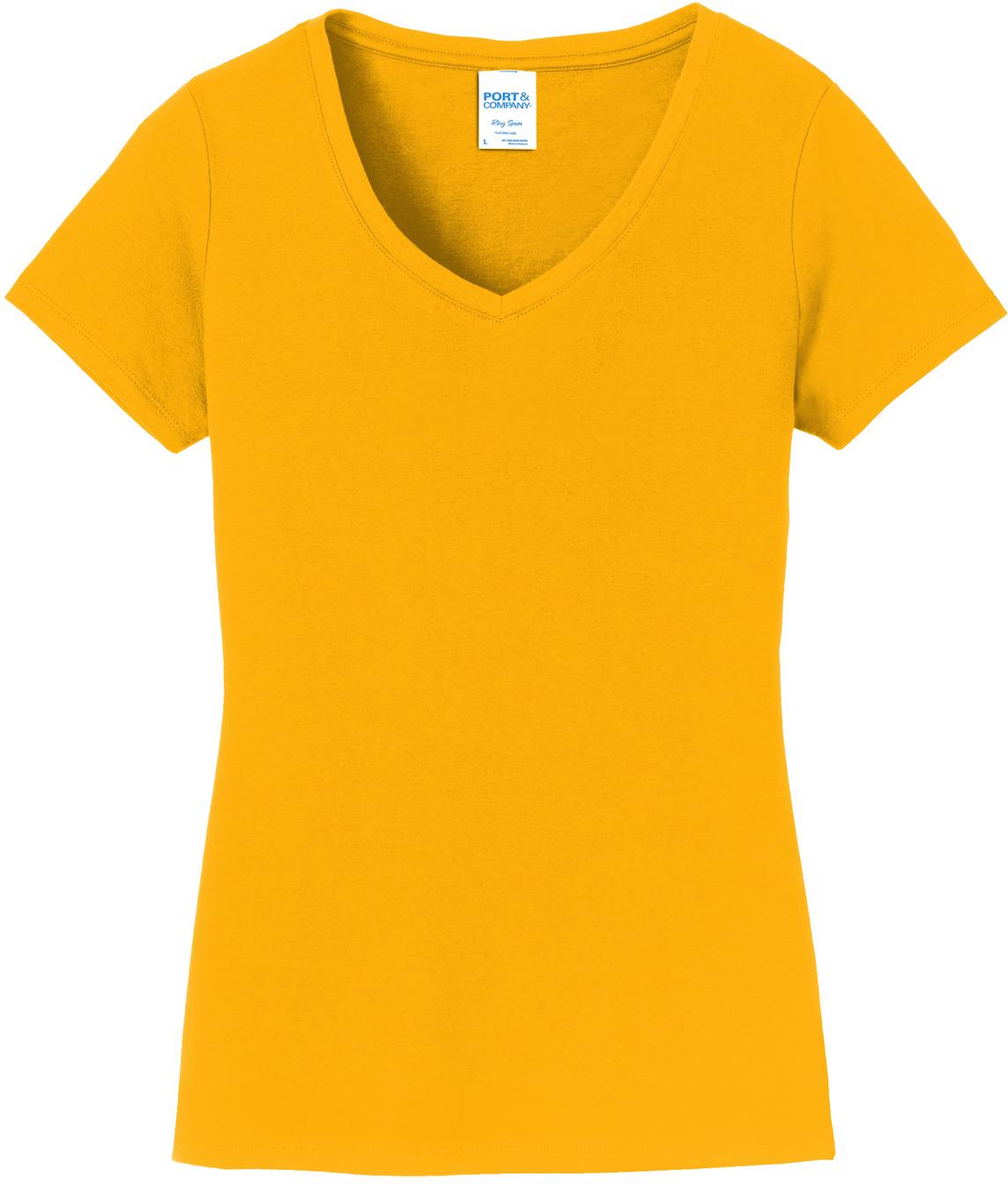 Port & Company ® Ladies Fan Favorite V-Neck Tee LPC450V Ladies Sizes XS-4XL