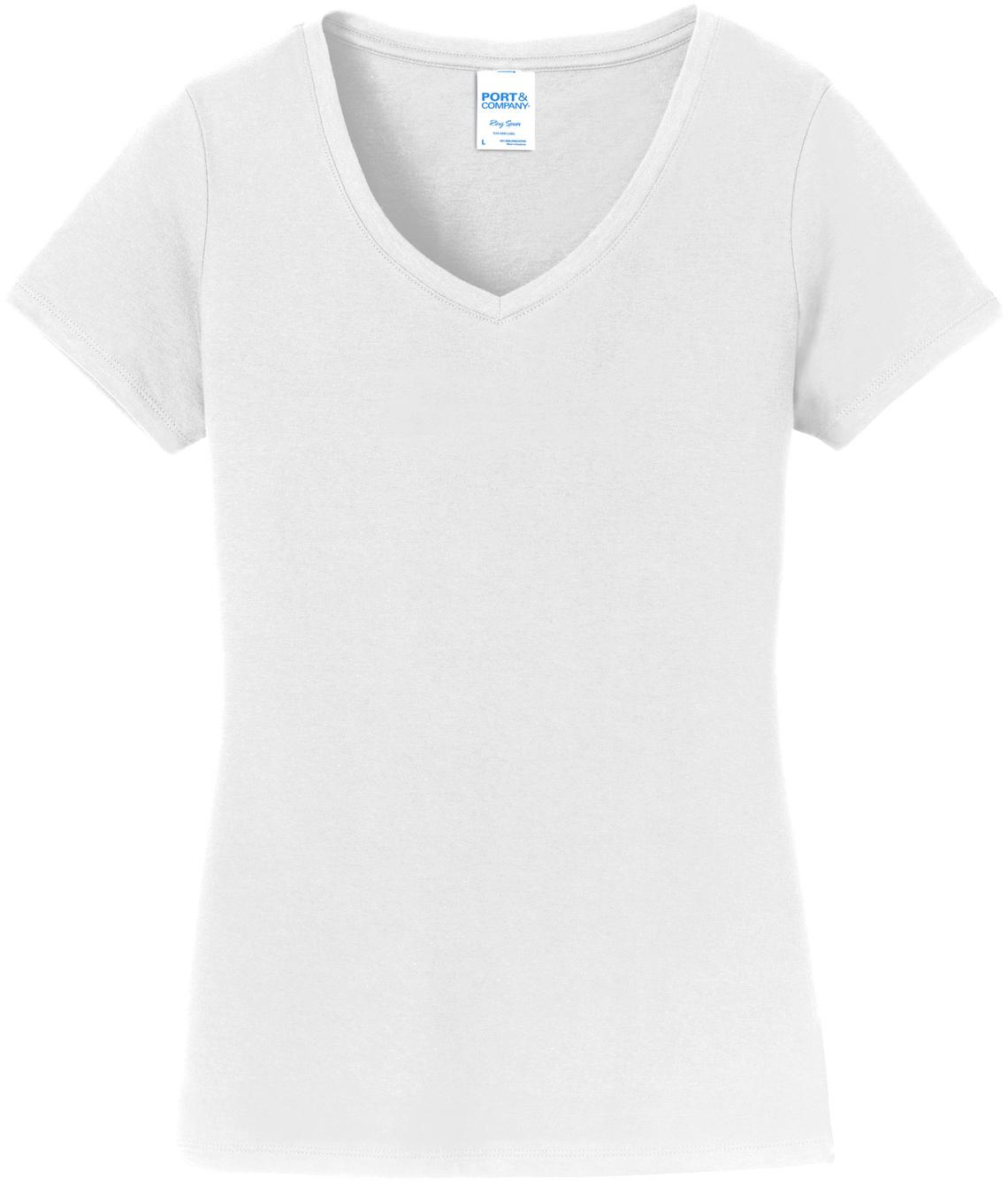 Port & Company ® Ladies Fan Favorite V-Neck Tee LPC450V Ladies Sizes XS-4XL