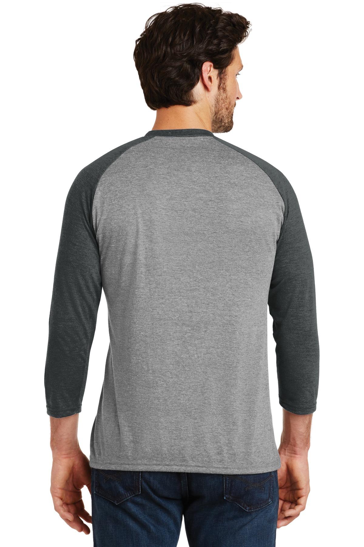 District ® Perfect Tri ® 3/4-Sleeve Raglan Mens Tee DM136 Sizes XS-4XL T-Shirt