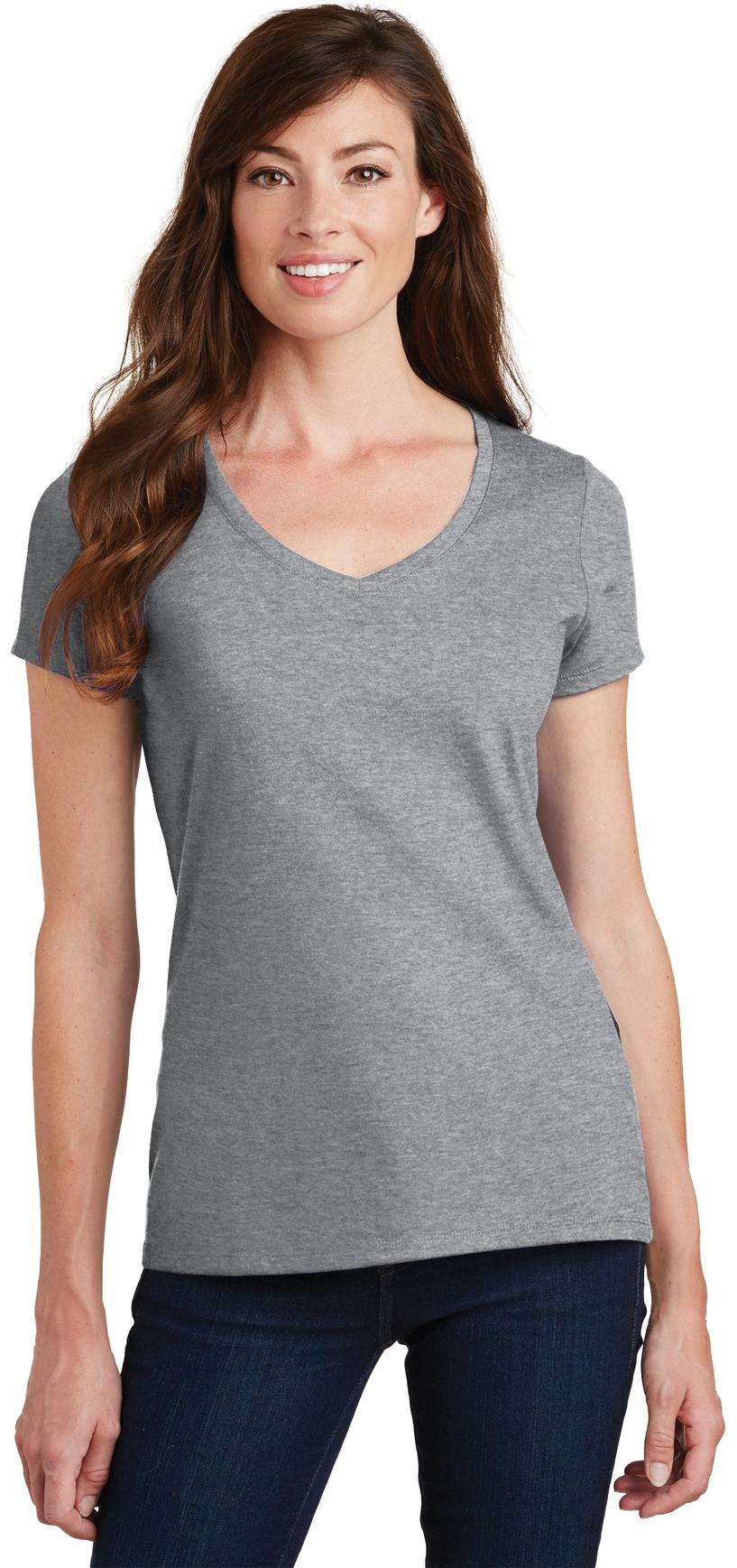 Port & Company ® Ladies Fan Favorite V-Neck Tee LPC450V Ladies Sizes XS-4XL