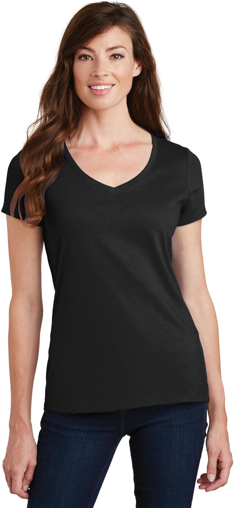 Port & Company ® Ladies Fan Favorite V-Neck Tee LPC450V Ladies Sizes XS-4XL