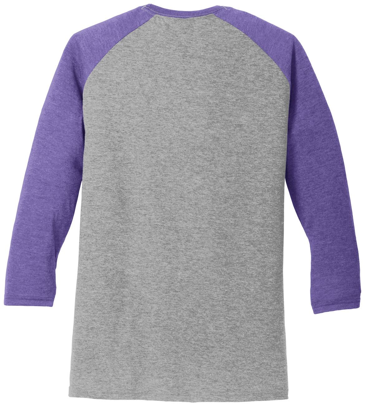 District ® Perfect Tri ® 3/4-Sleeve Raglan Mens Tee DM136 Sizes XS-4XL T-Shirt