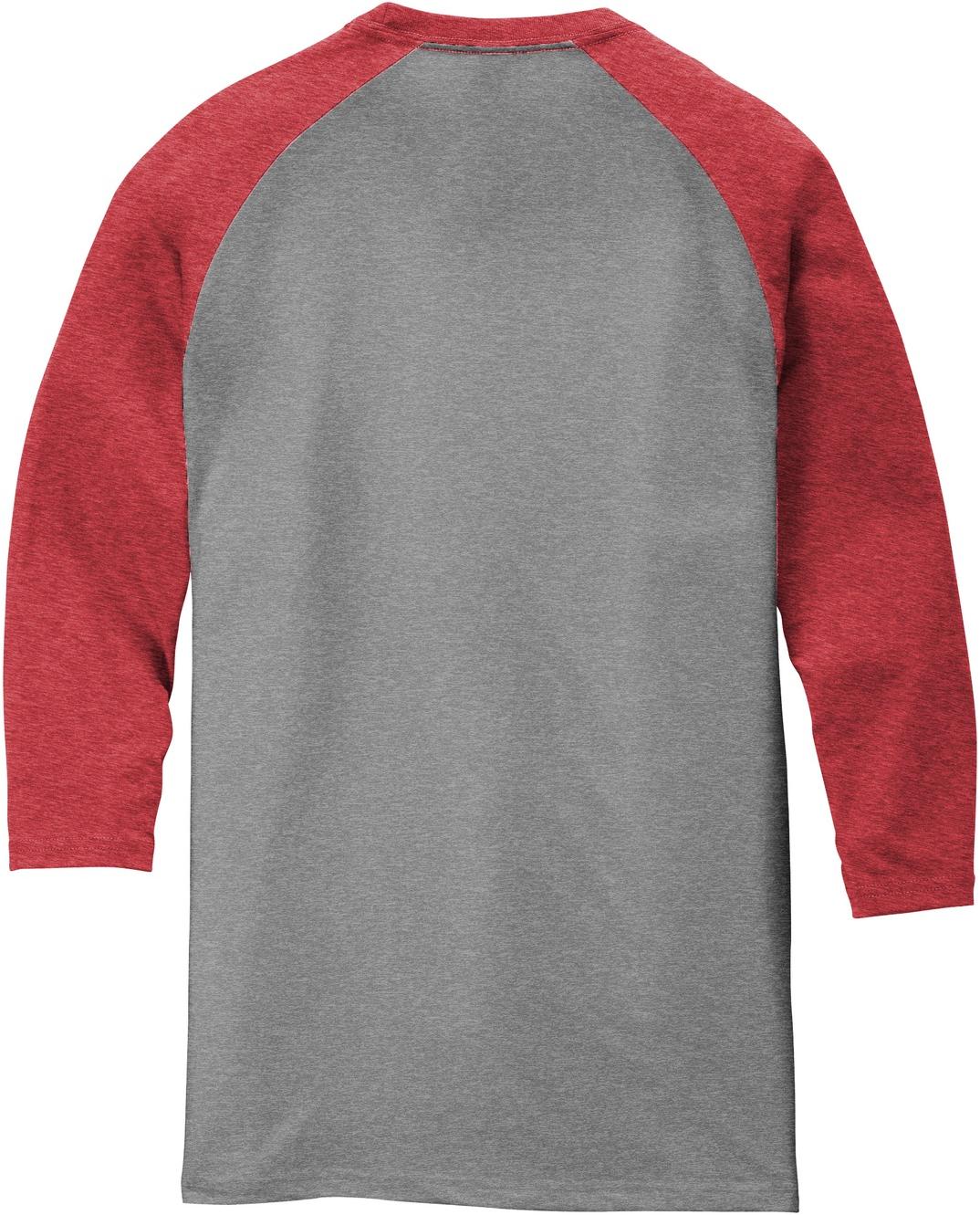 District ® Perfect Tri ® 3/4-Sleeve Raglan Mens Tee DM136 Sizes XS-4XL T-Shirt