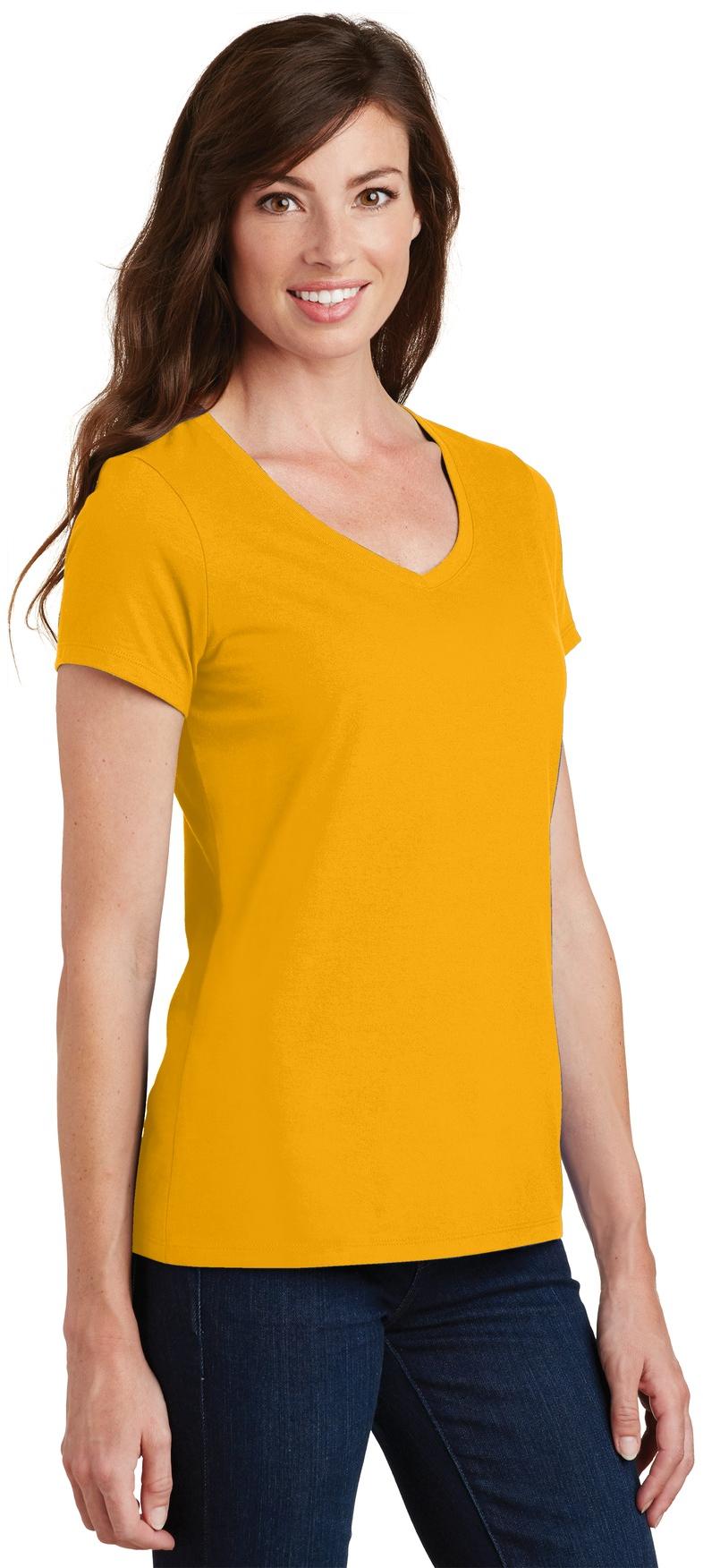 Port & Company ® Ladies Fan Favorite V-Neck Tee LPC450V Ladies Sizes XS-4XL