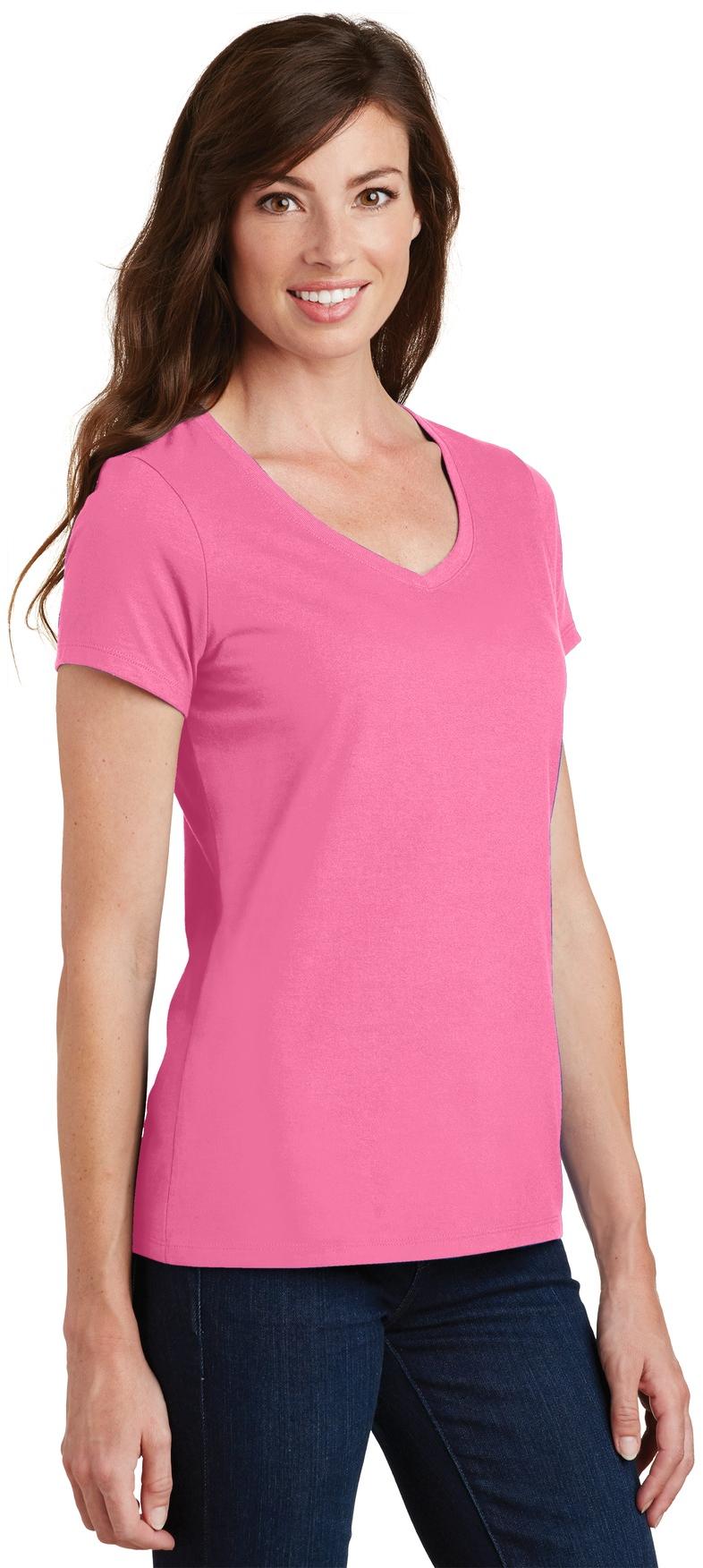 Port & Company ® Ladies Fan Favorite V-Neck Tee LPC450V Ladies Sizes XS-4XL