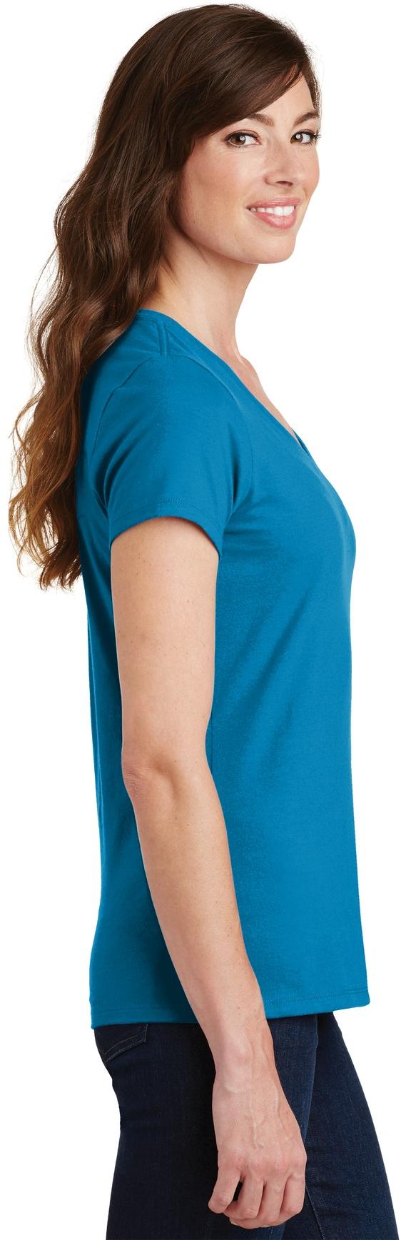 Port & Company ® Ladies Fan Favorite V-Neck Tee LPC450V Ladies Sizes XS-4XL