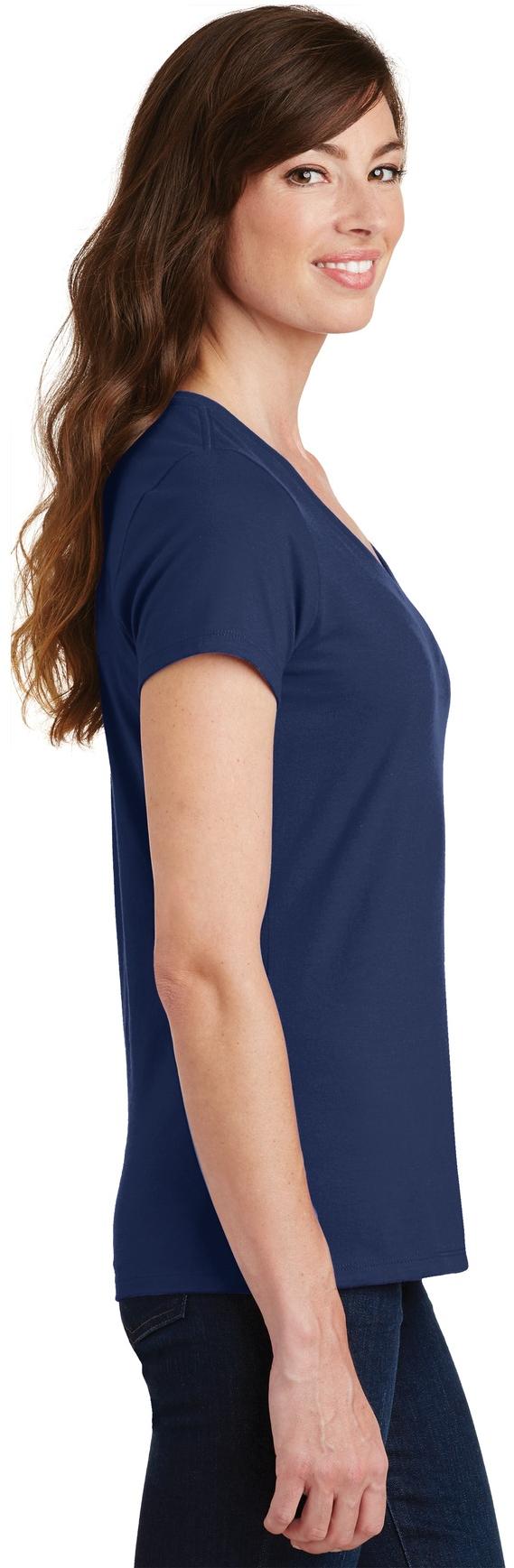 Port & Company ® Ladies Fan Favorite V-Neck Tee LPC450V Ladies Sizes XS-4XL