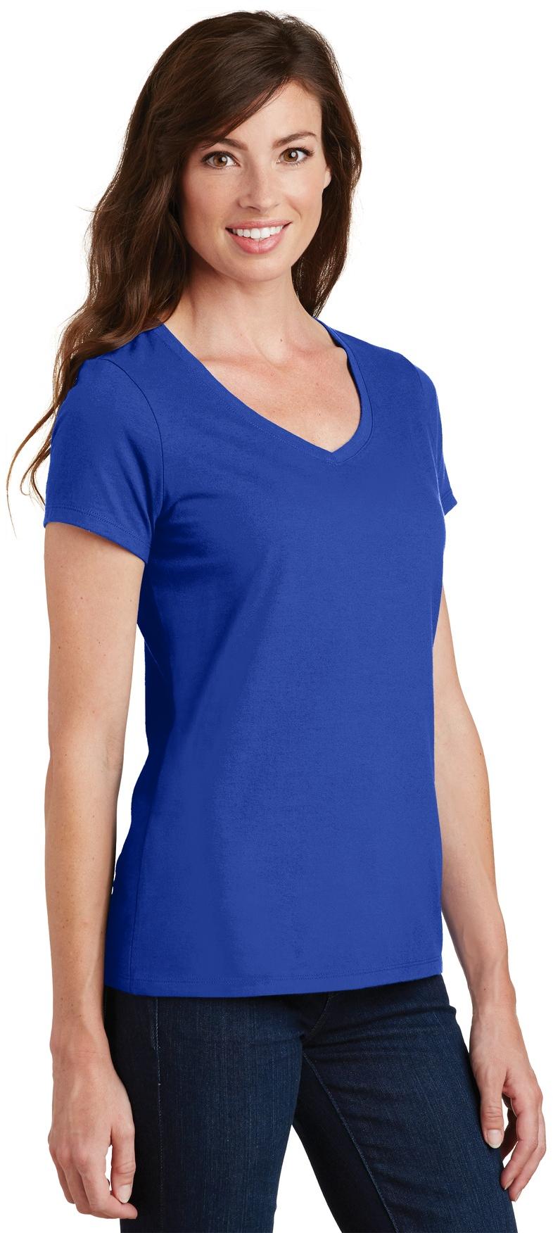 Port & Company ® Ladies Fan Favorite V-Neck Tee LPC450V Ladies Sizes XS-4XL