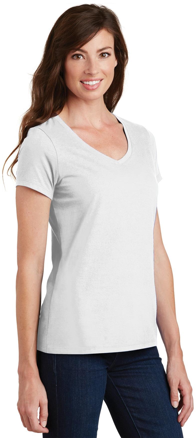 Port & Company ® Ladies Fan Favorite V-Neck Tee LPC450V Ladies Sizes XS-4XL