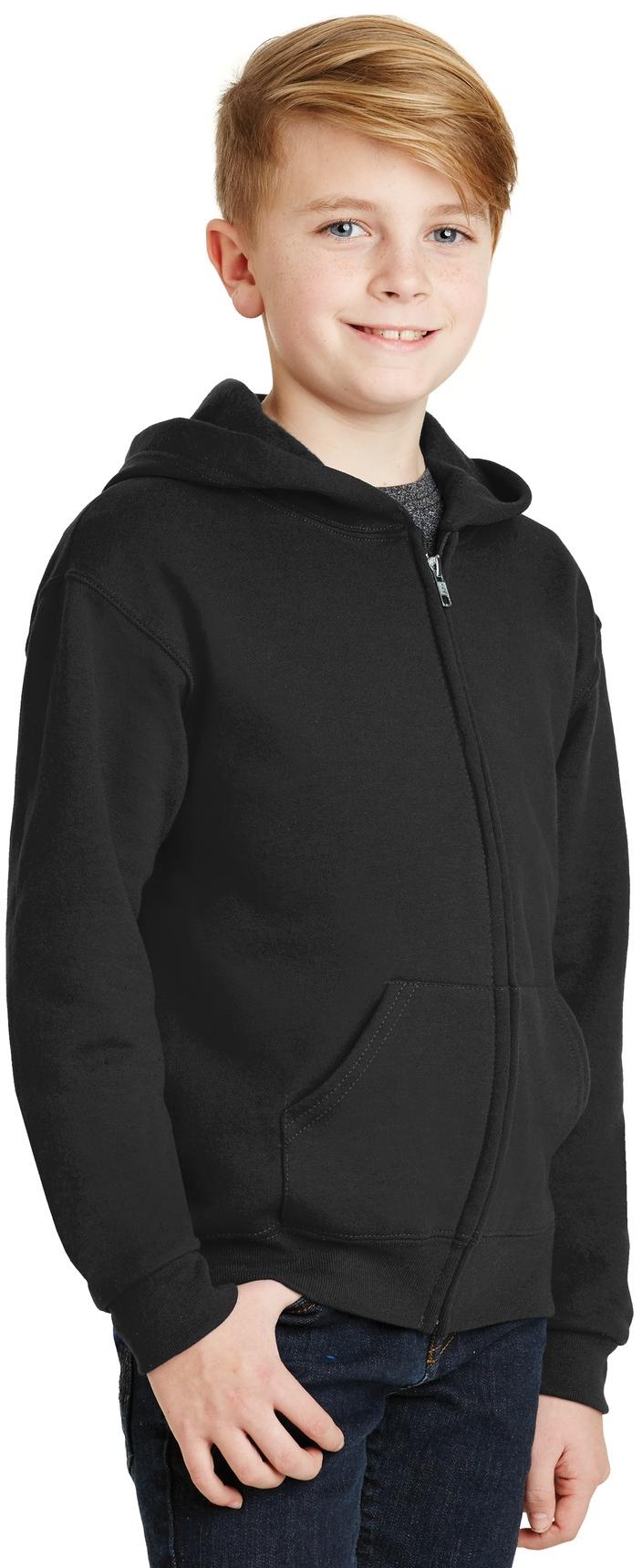 Jerzees ® - Youth NuBlend ® Full-Zip Hooded Sweatshirt Kids Sizes S-XL 993B - Picture 3 of 13