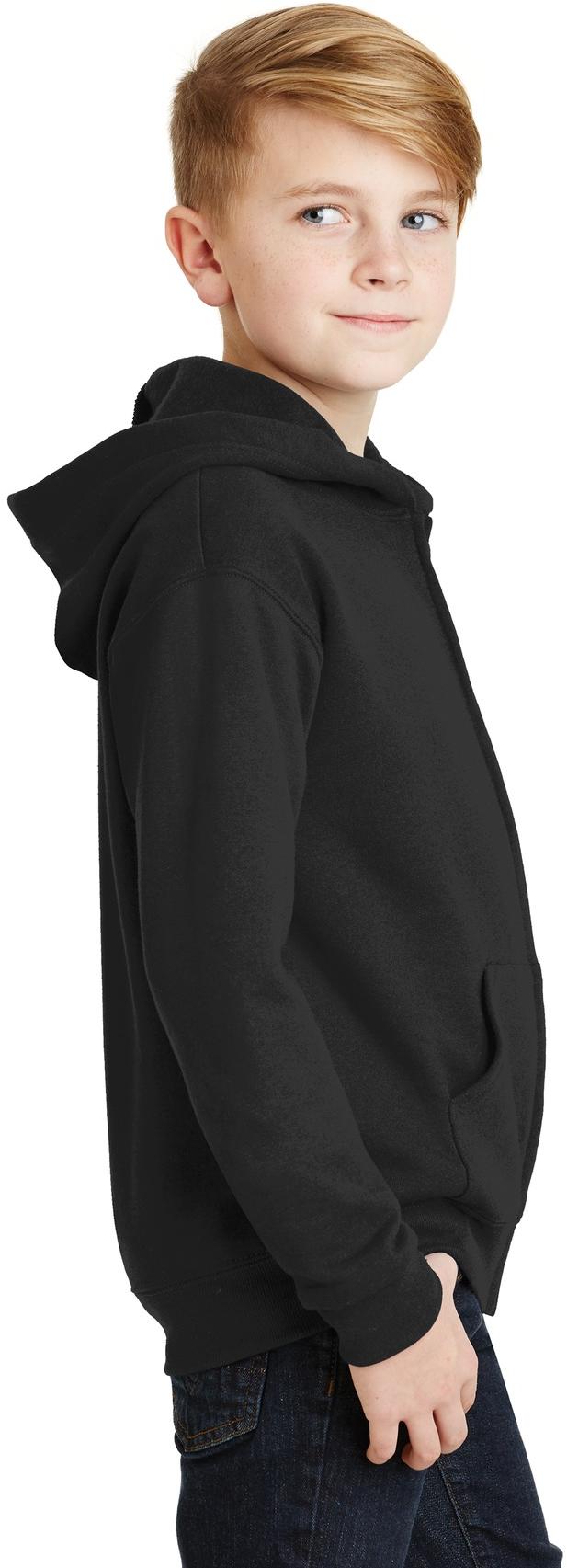 Jerzees ® - Youth NuBlend ® Full-Zip Hooded Sweatshirt Kids Sizes S-XL 993B - Picture 4 of 13
