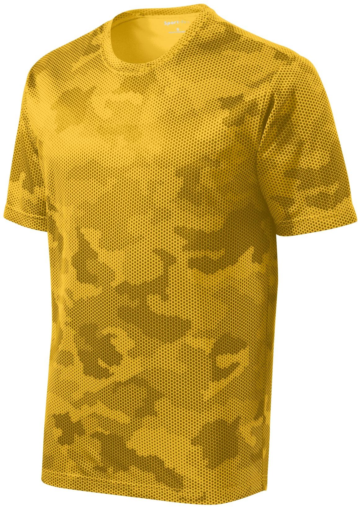 Sport-Tek ® CamoHex Tee ST370 Mens Sizes XS-4XL