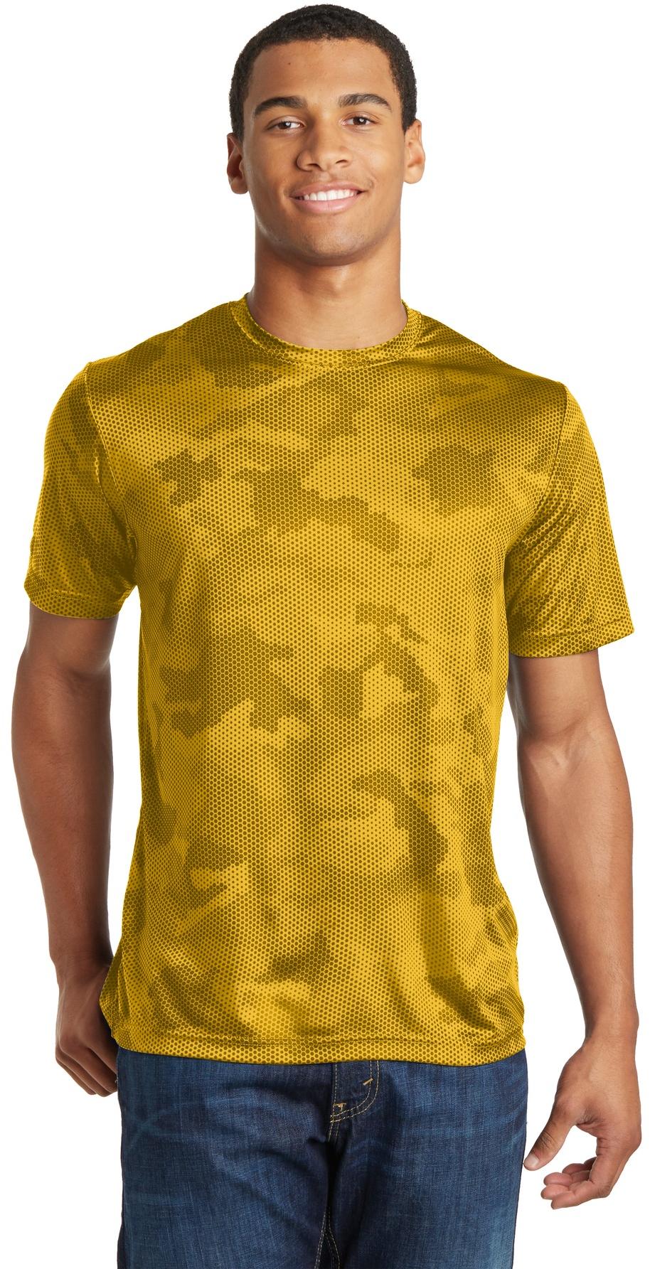 Sport-Tek ® CamoHex Tee ST370 Mens Sizes XS-4XL