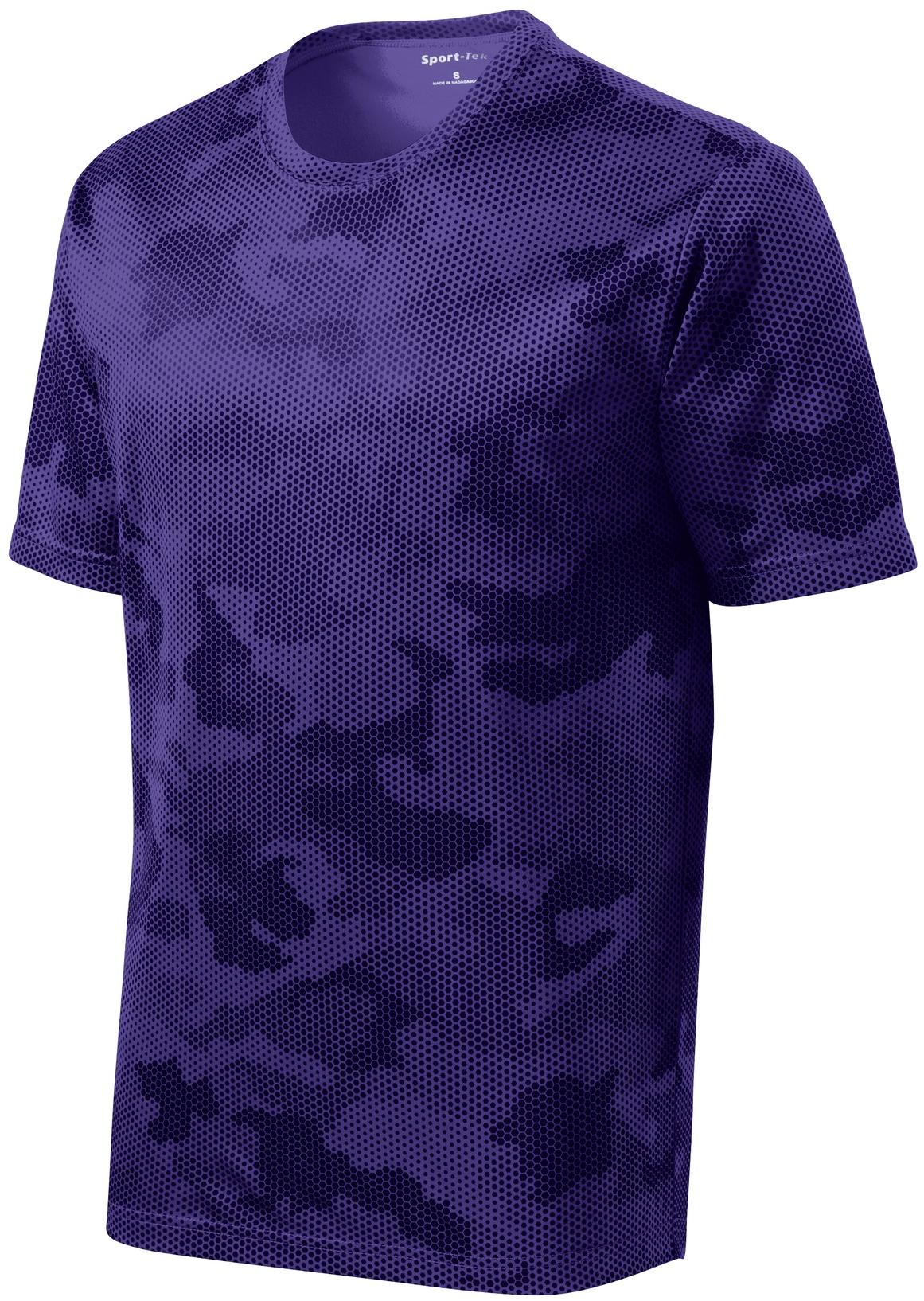 Sport-Tek ® CamoHex Tee ST370 Mens Sizes XS-4XL