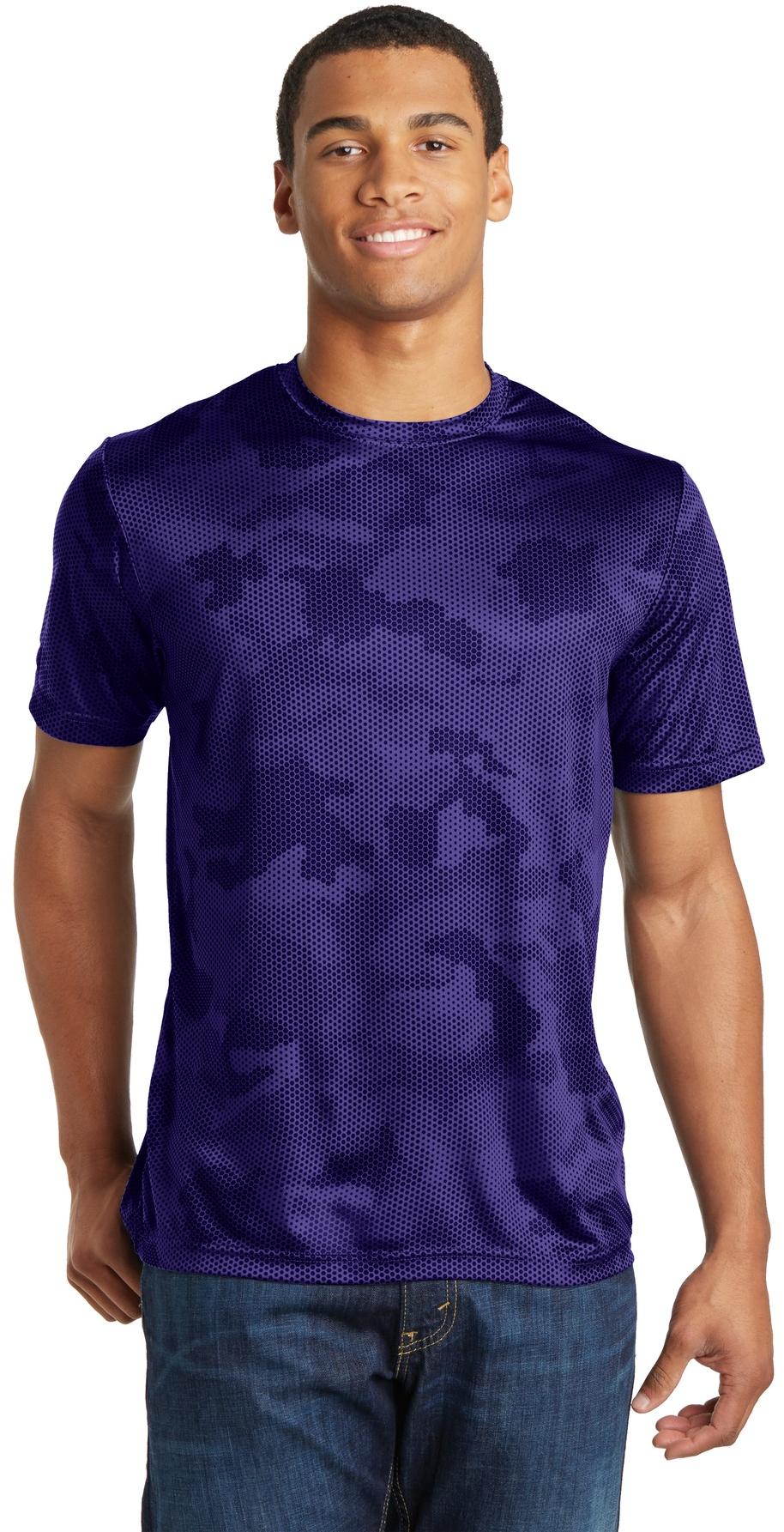 Sport-Tek ® CamoHex Tee ST370 Mens Sizes XS-4XL