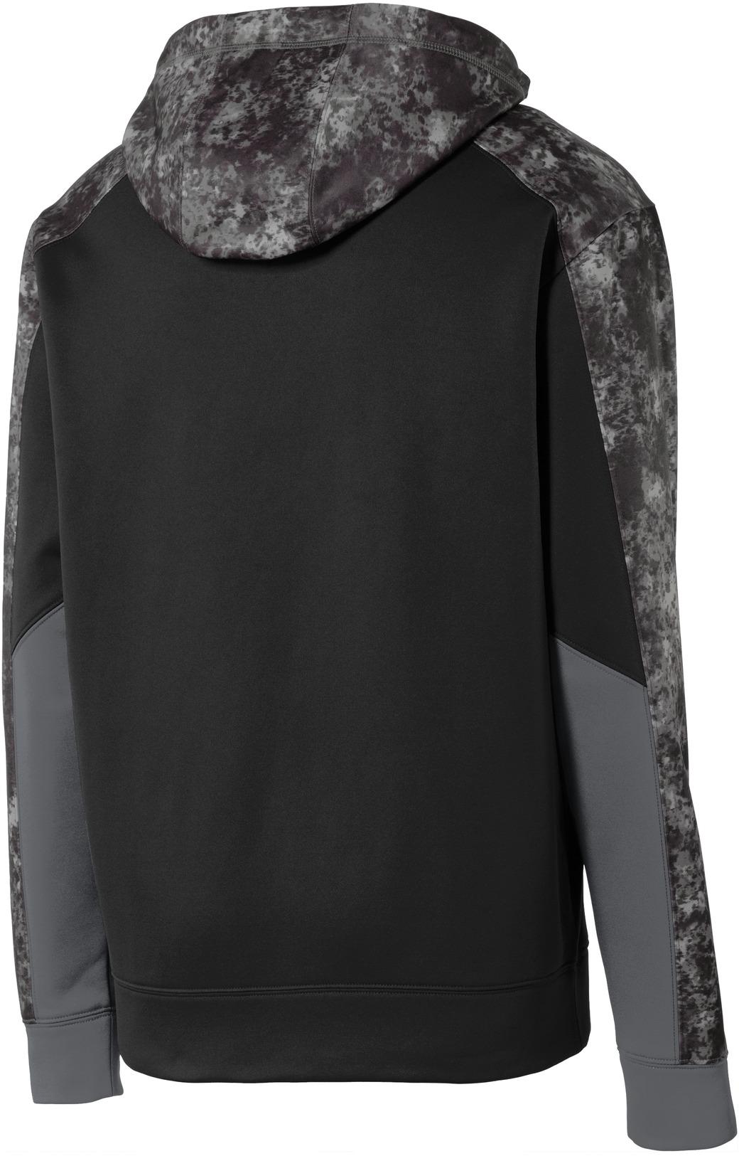 Sport-Tek ® Youth Sport-Wick ® Mineral Freeze Fleece Colorblock Hooded YST231 - Picture 6 of 20