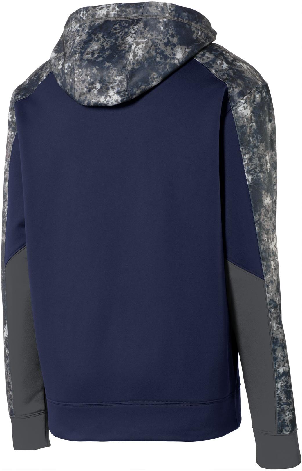 Sport-Tek ® Youth Sport-Wick ® Mineral Freeze Fleece Colorblock Hooded YST231 - Picture 15 of 20