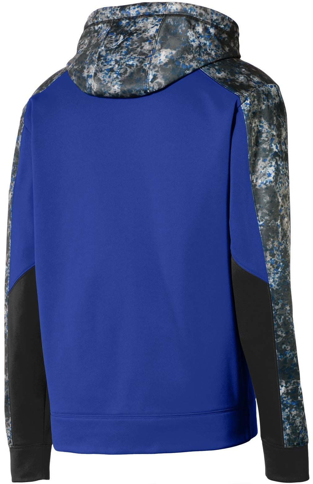 Sport-Tek ® Youth Sport-Wick ® Mineral Freeze Fleece Colorblock Hooded YST231 - Picture 20 of 20