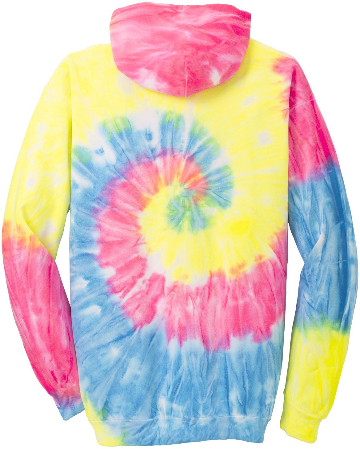 Port & Company ® Tie-Dye Pullover Hooded Sweatshirt PC146 Mens Sizes S-4XL - Picture 25 of 55