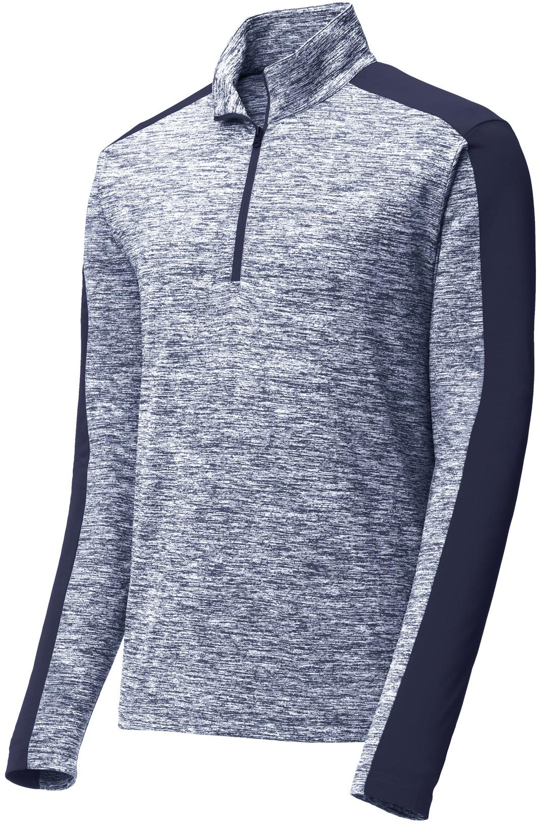 Sport-Tek ® PosiCharge ® Electric Heather Colorblock 1/4-Zip Pullover ST397 - 第 24/31 張圖片
