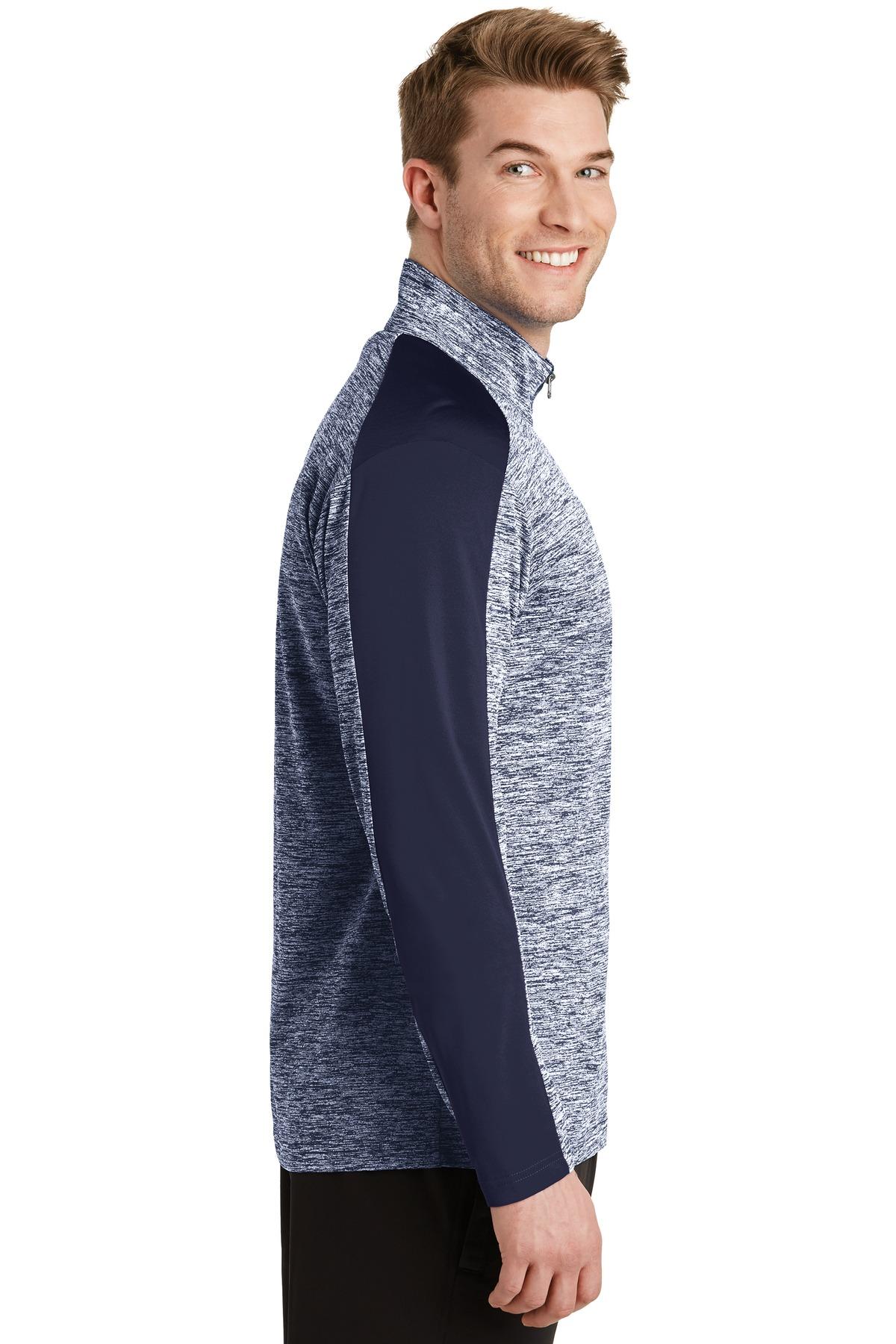 Sport-Tek ® PosiCharge ® Electric Heather Colorblock 1/4-Zip Pullover ST397 - 第 22/31 張圖片