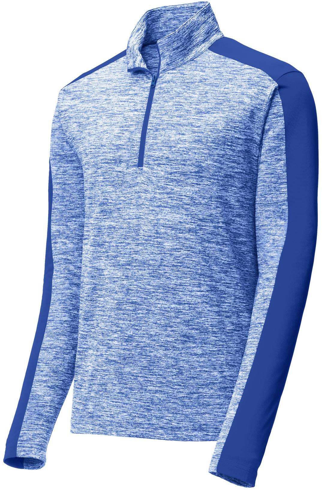 Sport-Tek ® PosiCharge ® Electric Heather Colorblock 1/4-Zip Pullover ST397 - 第 30/31 張圖片