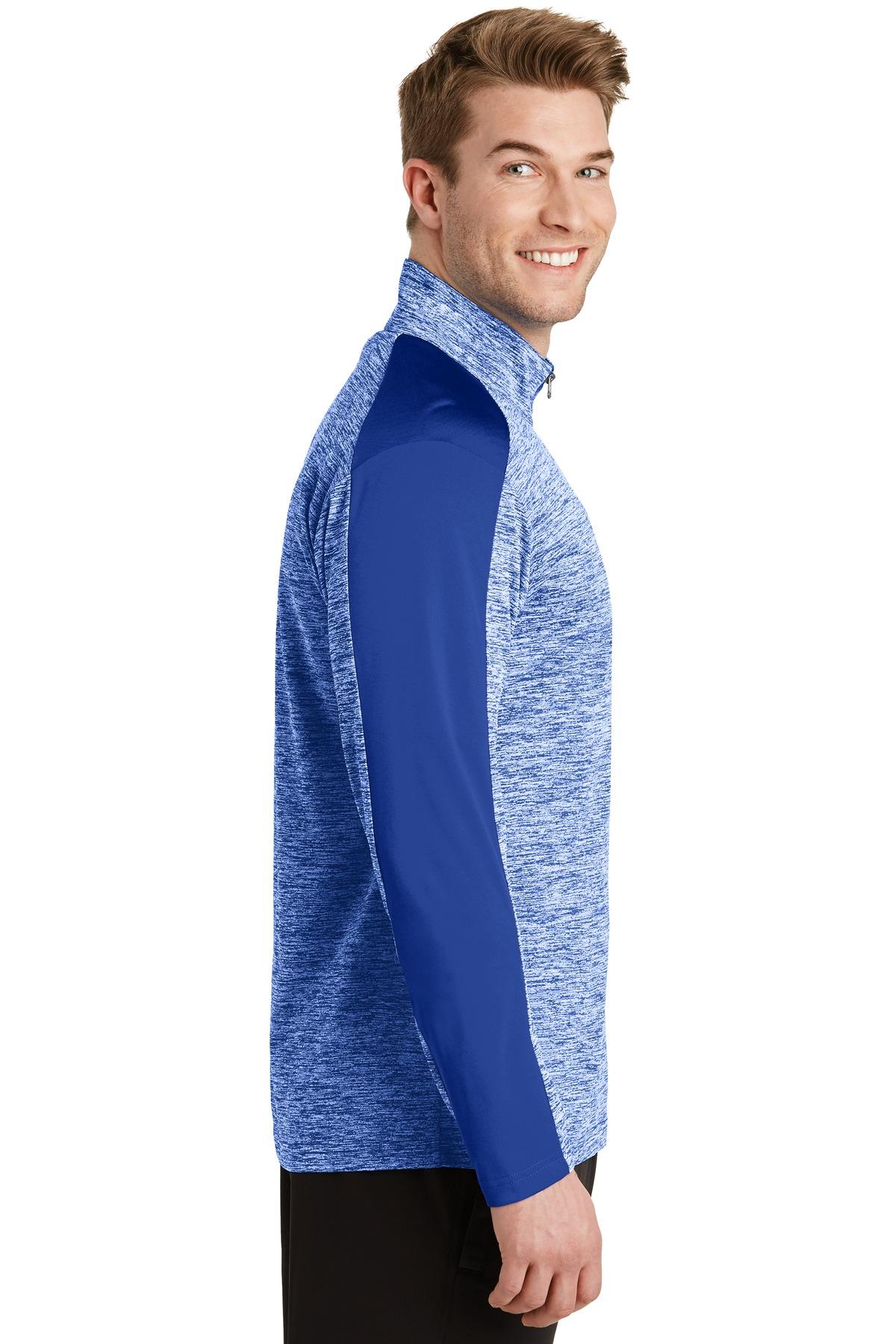 Sport-Tek ® PosiCharge ® Electric Heather Colorblock 1/4-Zip Pullover ST397 - 第 28/31 張圖片