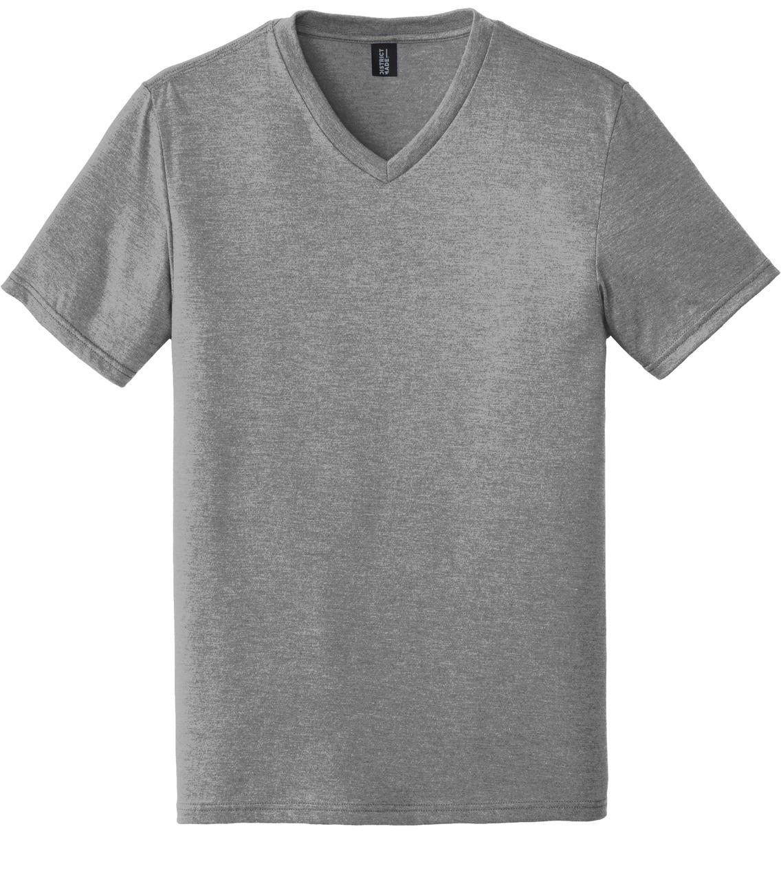 Camiseta District ® Perfect Tri ® cuello en V para hombre DT1350 tallas XS-4XL - Imagen 8 de 21