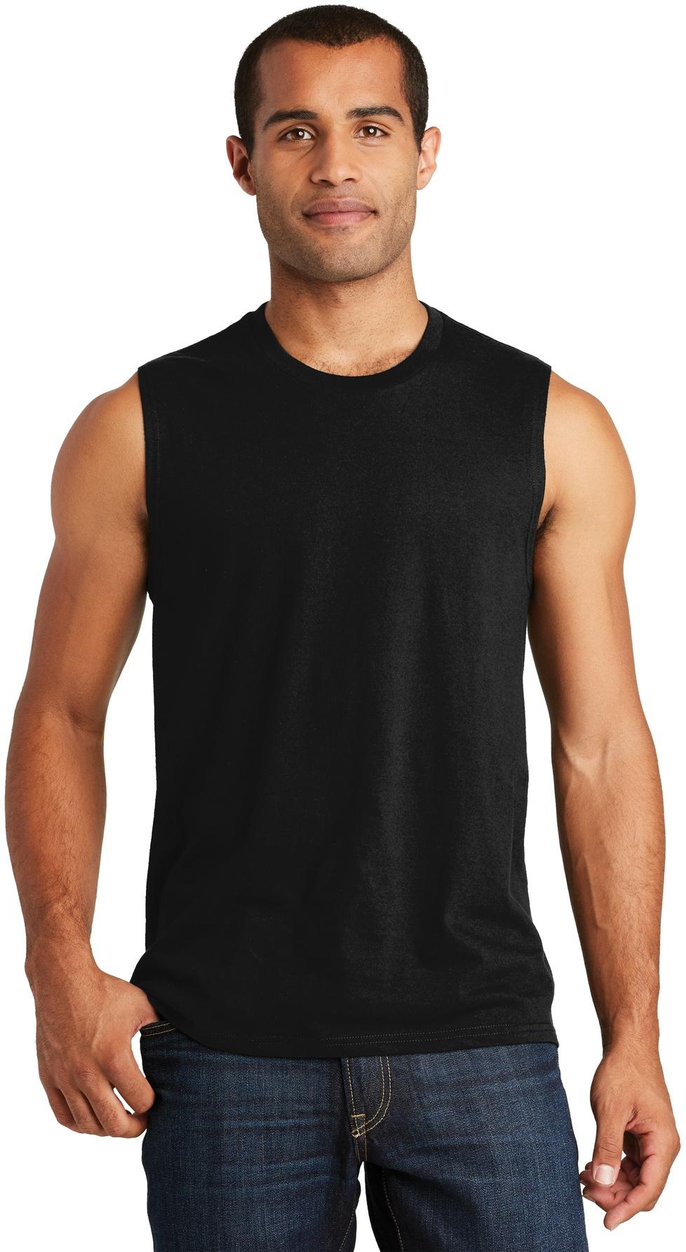 District ® V.I.T. ™ Muscle Tank Mens Tee DT6300 Sizes XS-4XL - Picture 2 of 19