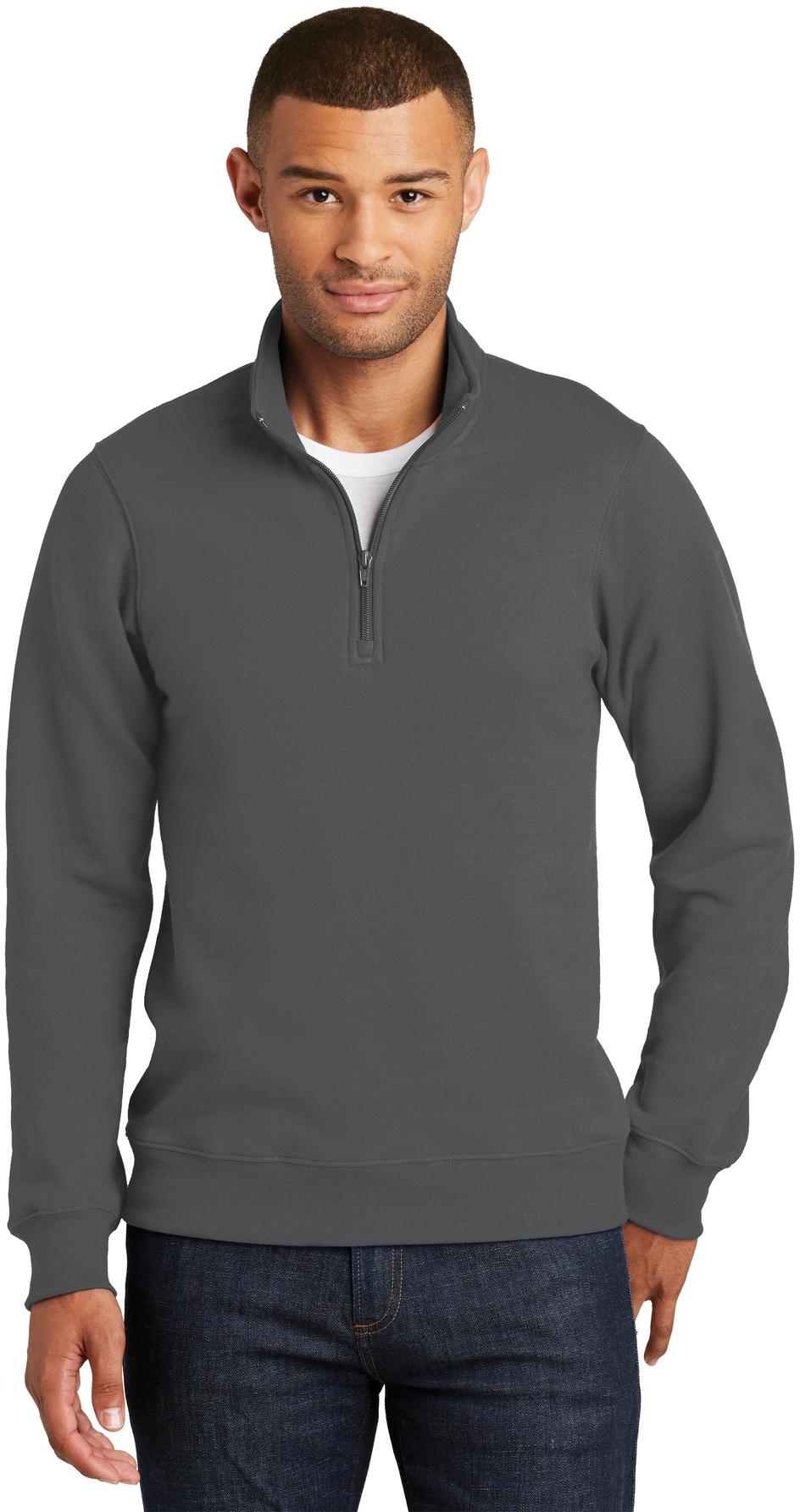 Port & Company® Fan Favorite Fleece 1/4-Zip Pullover Sweatshirt PC850Q XS-4XL