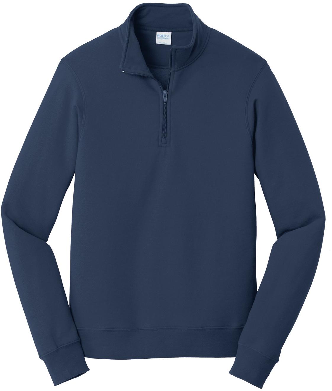 Port & Company® Fan Favorite Fleece 1/4-Zip Pullover Sweatshirt PC850Q XS-4XL